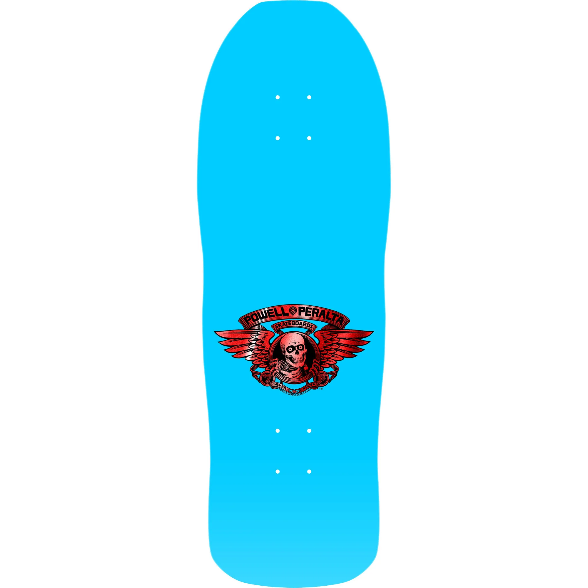 Powell Peralta Skateboard Deck Mike Vallely Bug Blue/Red Foil Old School Reissue - Image 2