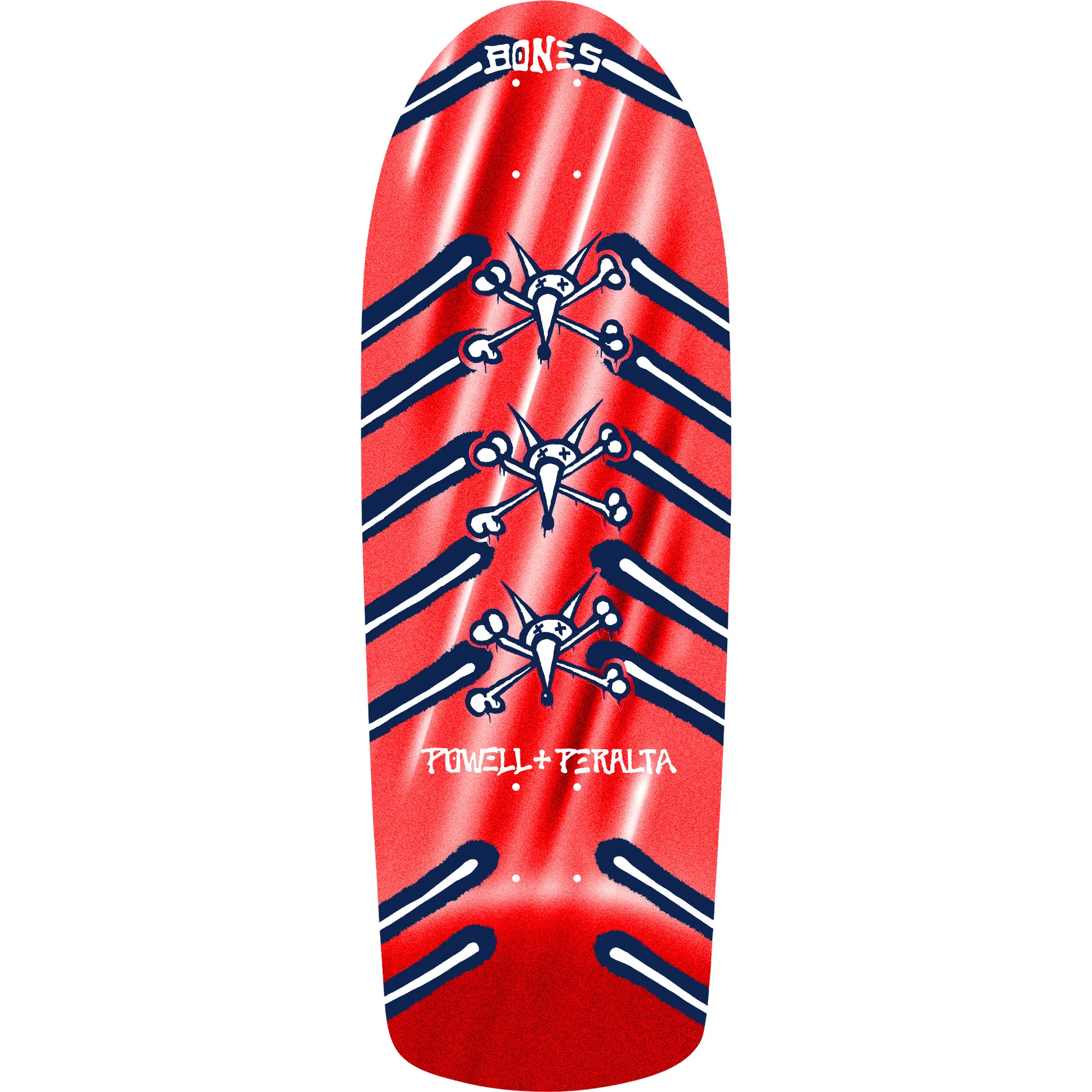Powell Peralta Skateboard OG Rat Bones Red Foil / Independent/ Rat Bones Black - Image 4