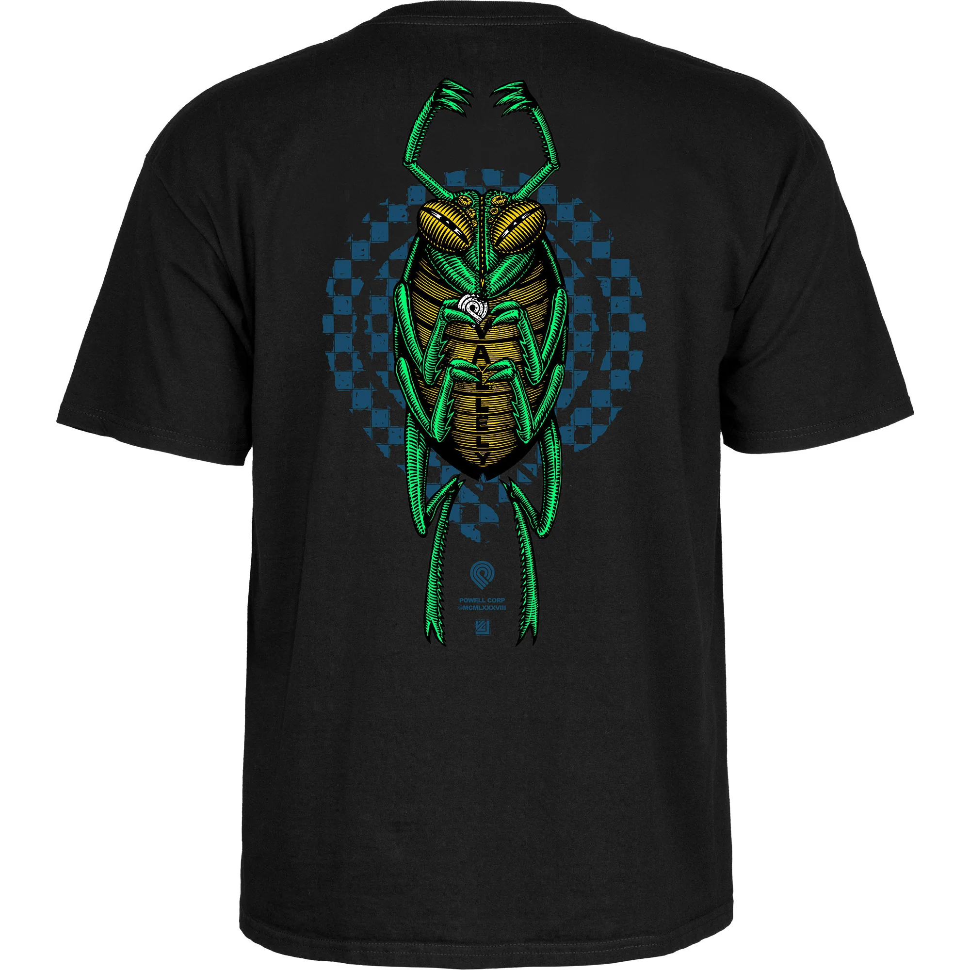 Powell Peralta Skateboard Shirt Mike Vallely Bug Black - Image 2