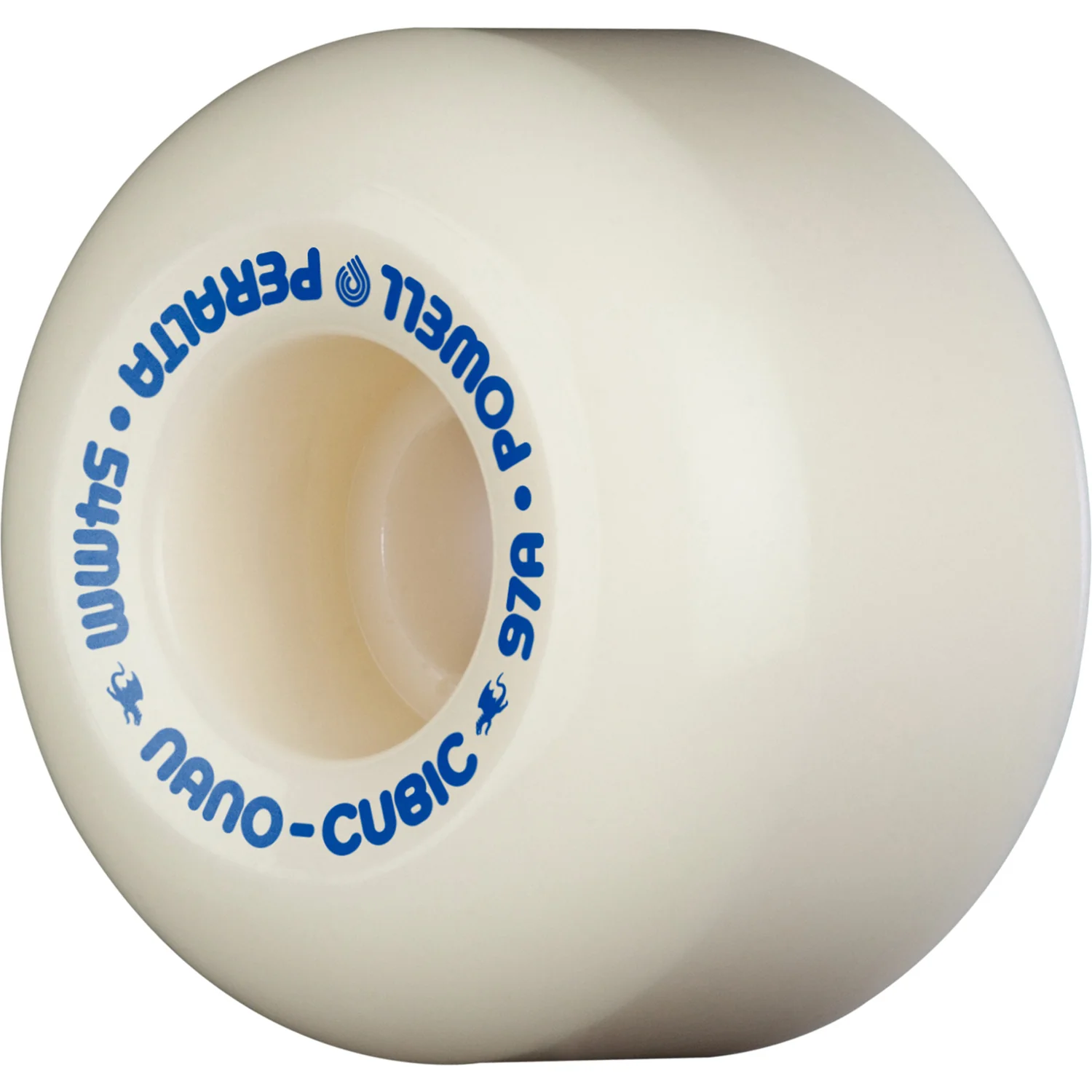 Powell Peralta Skateboard Wheels 54mm x 36.5mm Dragon Formula 97A Nano Cubic Off White - Image 2