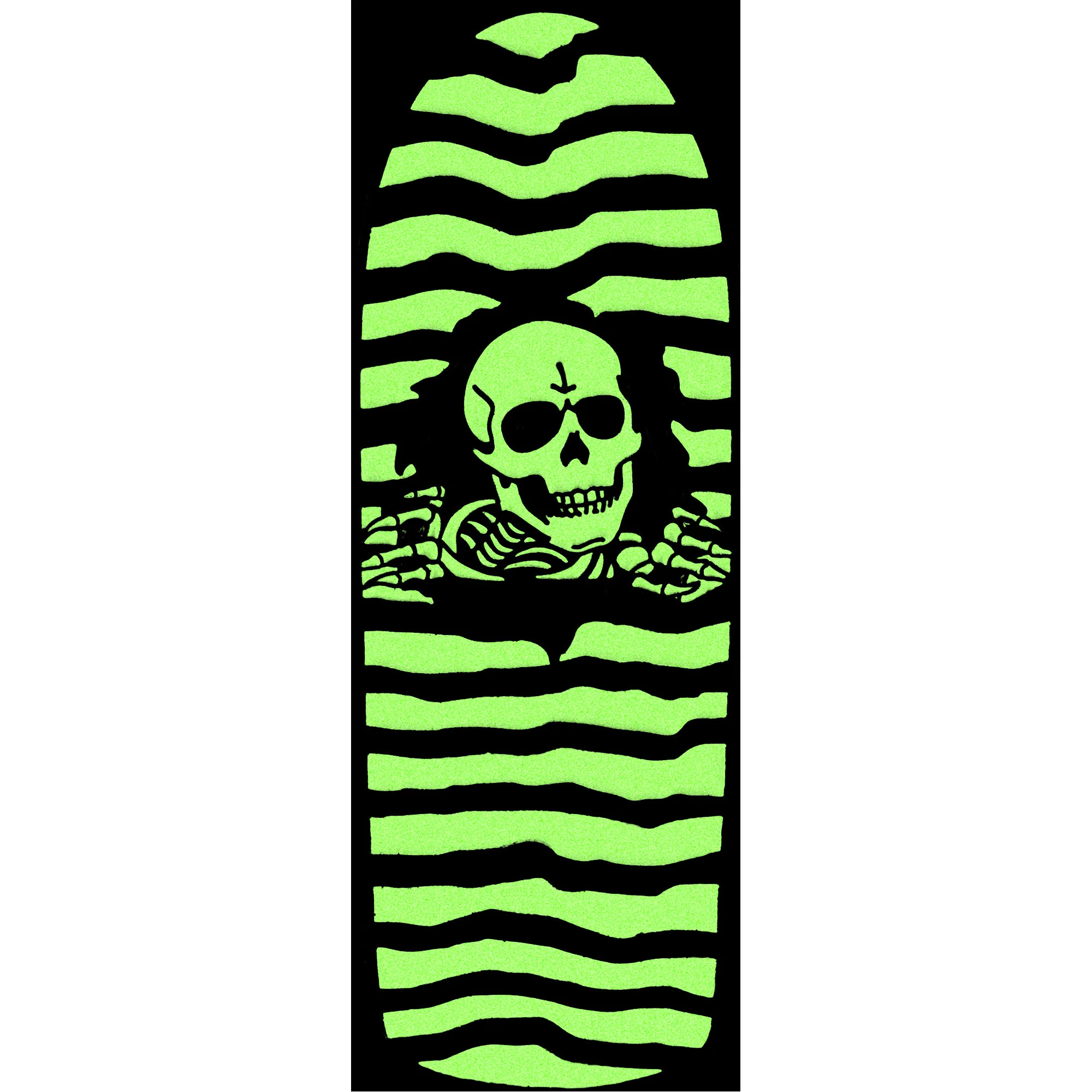 Powell Peralta Skateboards Lapel Pin - OG Ripper Deck White Glow in the Dark - Image 3
