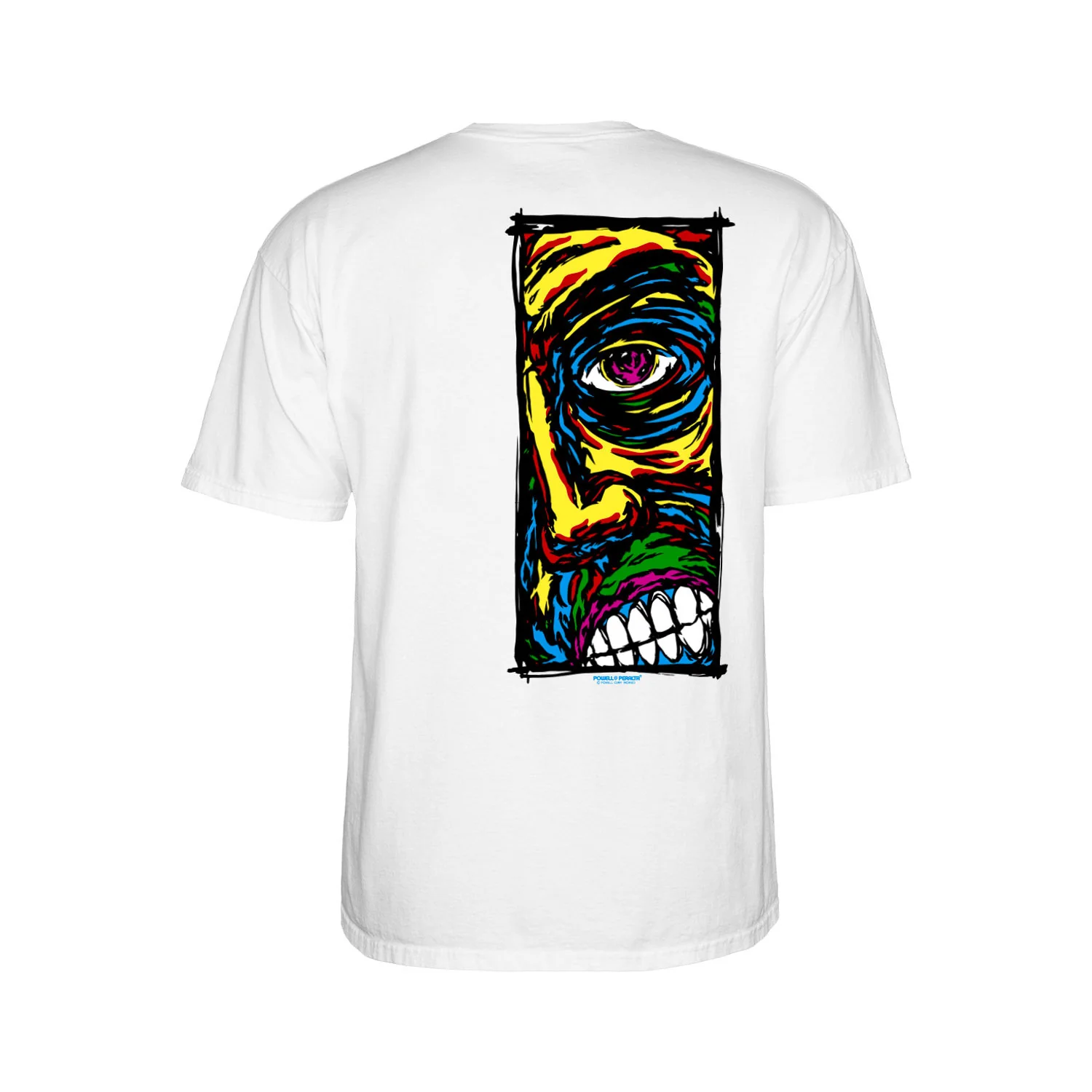 Powell Peralta Skateboards Shirt Lance Conklin Face White - Image 2