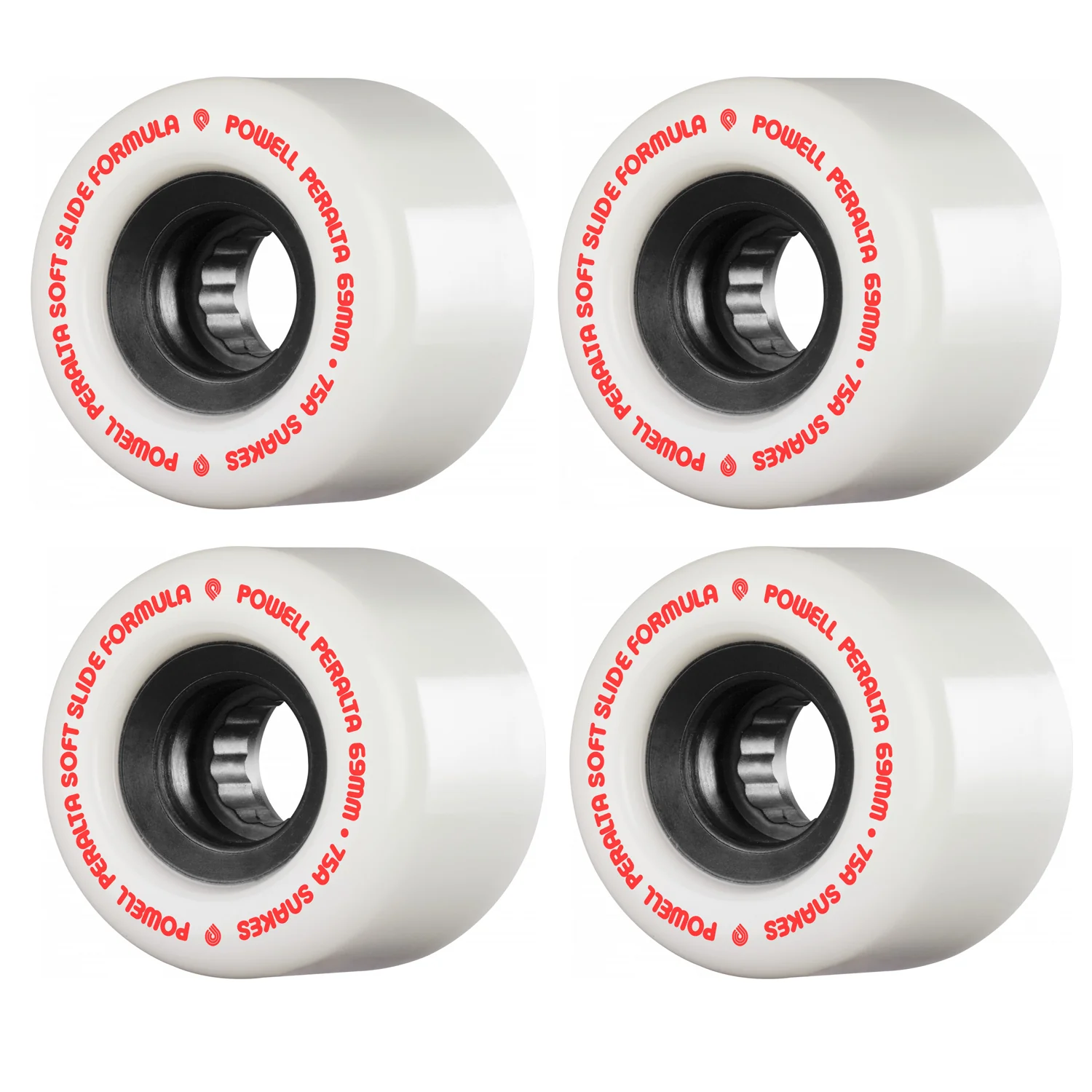 Powell Peralta Wheels Snakes White 69mm 75A