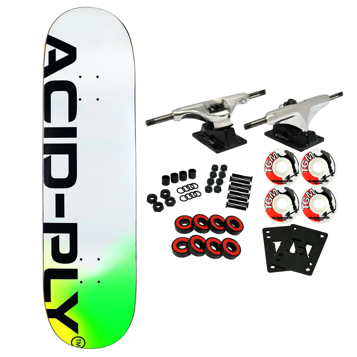 Quasi Skateboard Complete Acid-Ply Spectrum 8.625" x 33"