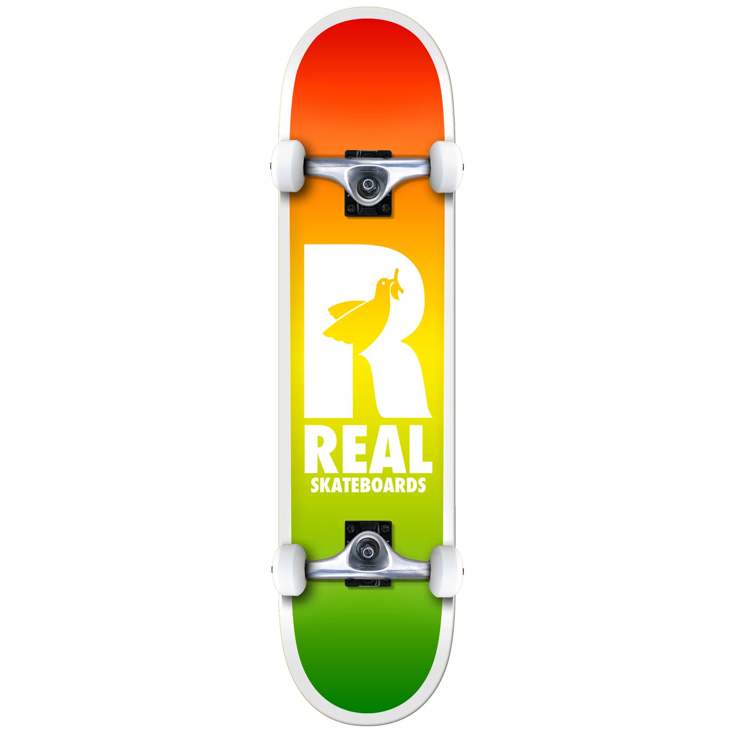 Real Complete Be Free Fade Red/Green 7.75" Assembled