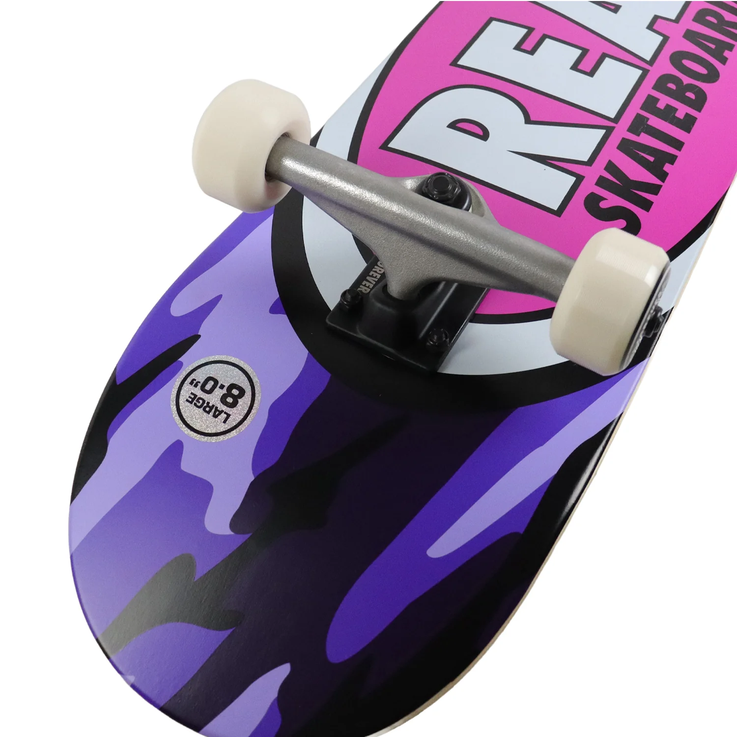 Real Complete Oval Camo Purple 8.0" Factory Assembled - Image 3