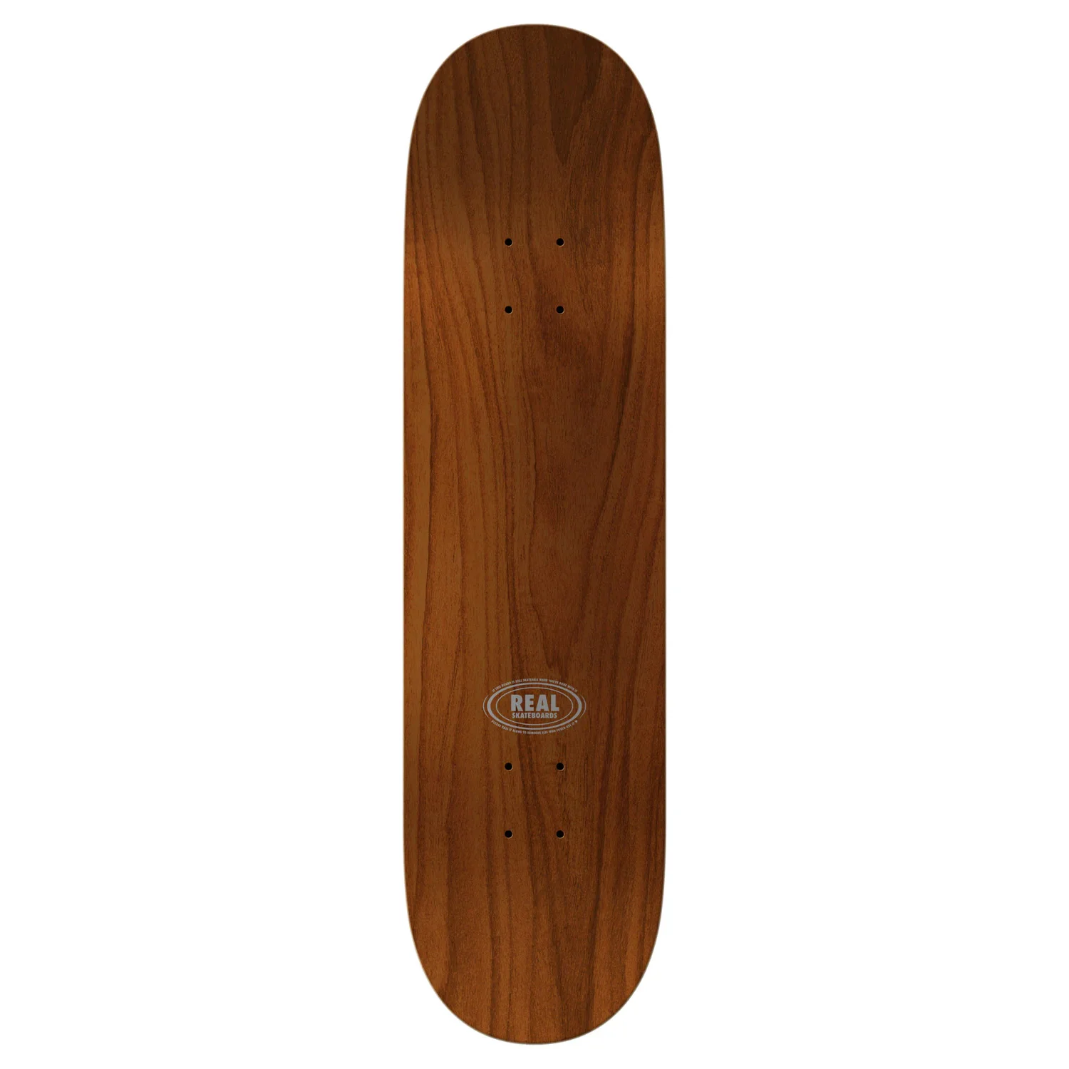 Real Skateboard Complete Classic Oval True Mid Grey 7.75" x 29.5" - Image 2