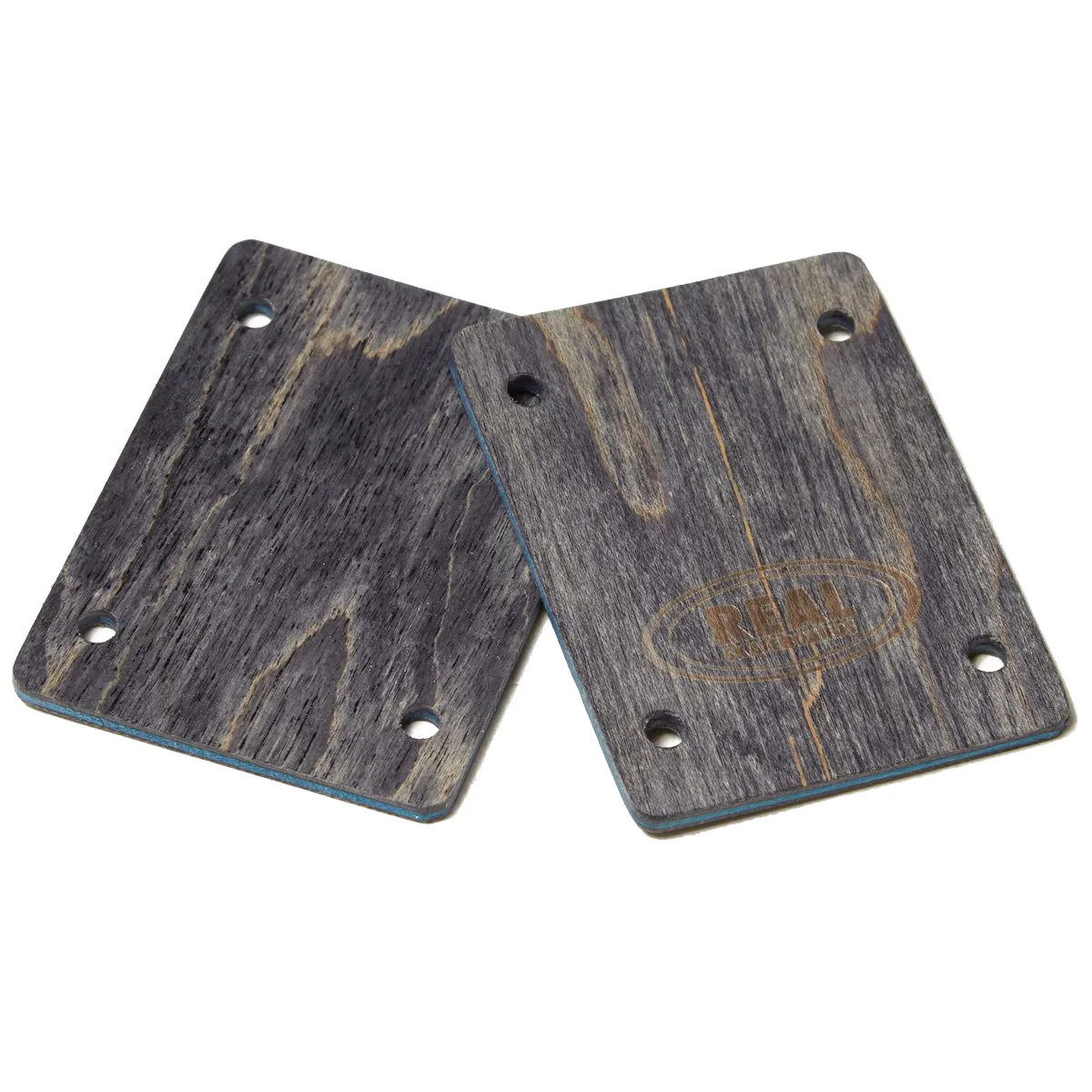 Real Skateboard Risers Wood 3-Ply Thunder Truck Fit 1/8" (Pair) Maple - Image 2
