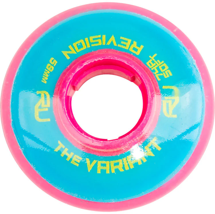 Revision Roller Hockey Wheels Indoor 59mm Variant Soft 74A 8-Pack - Image 2