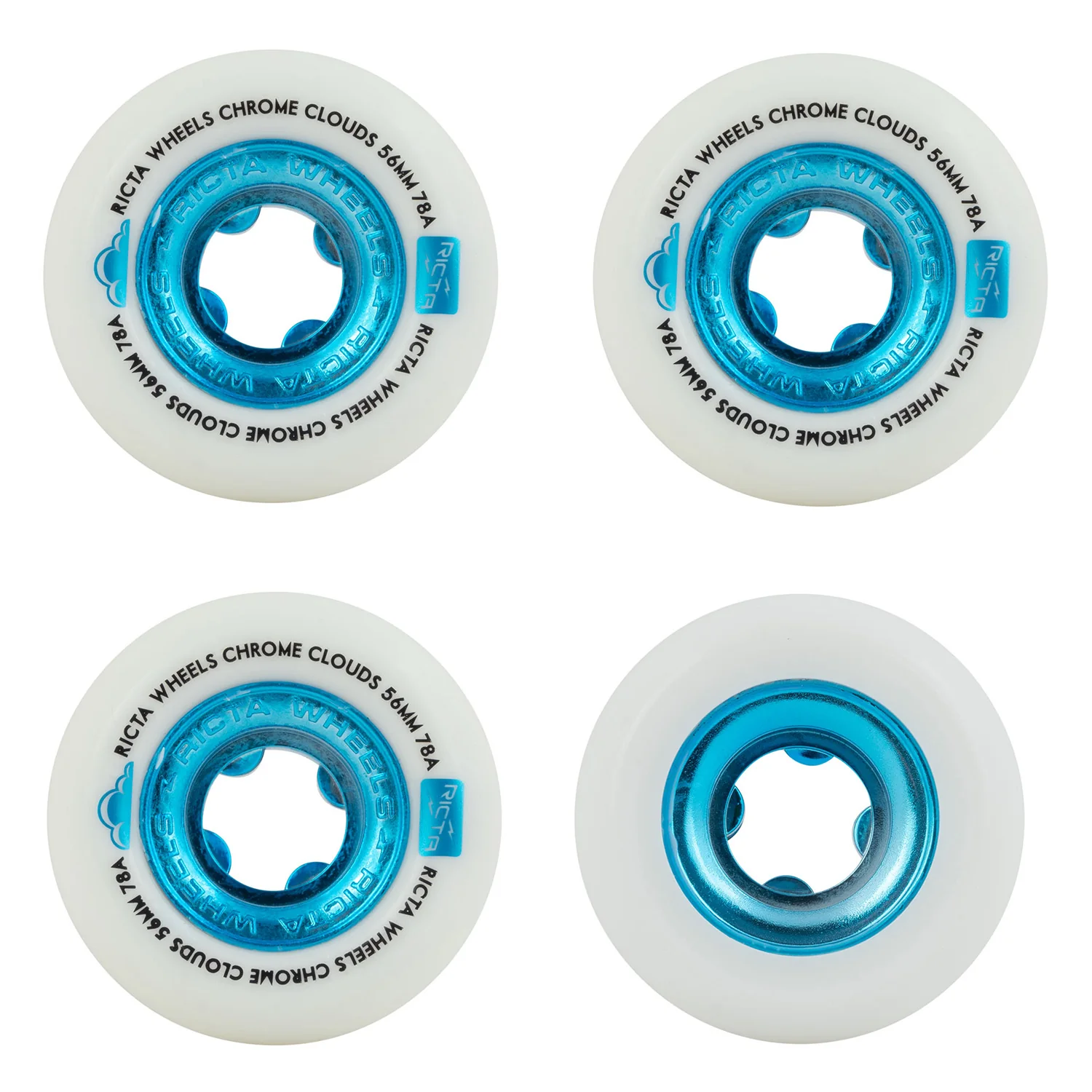 Ricta Clouds Truck Package 5.0 / 56mm 78A Chrome - Image 3