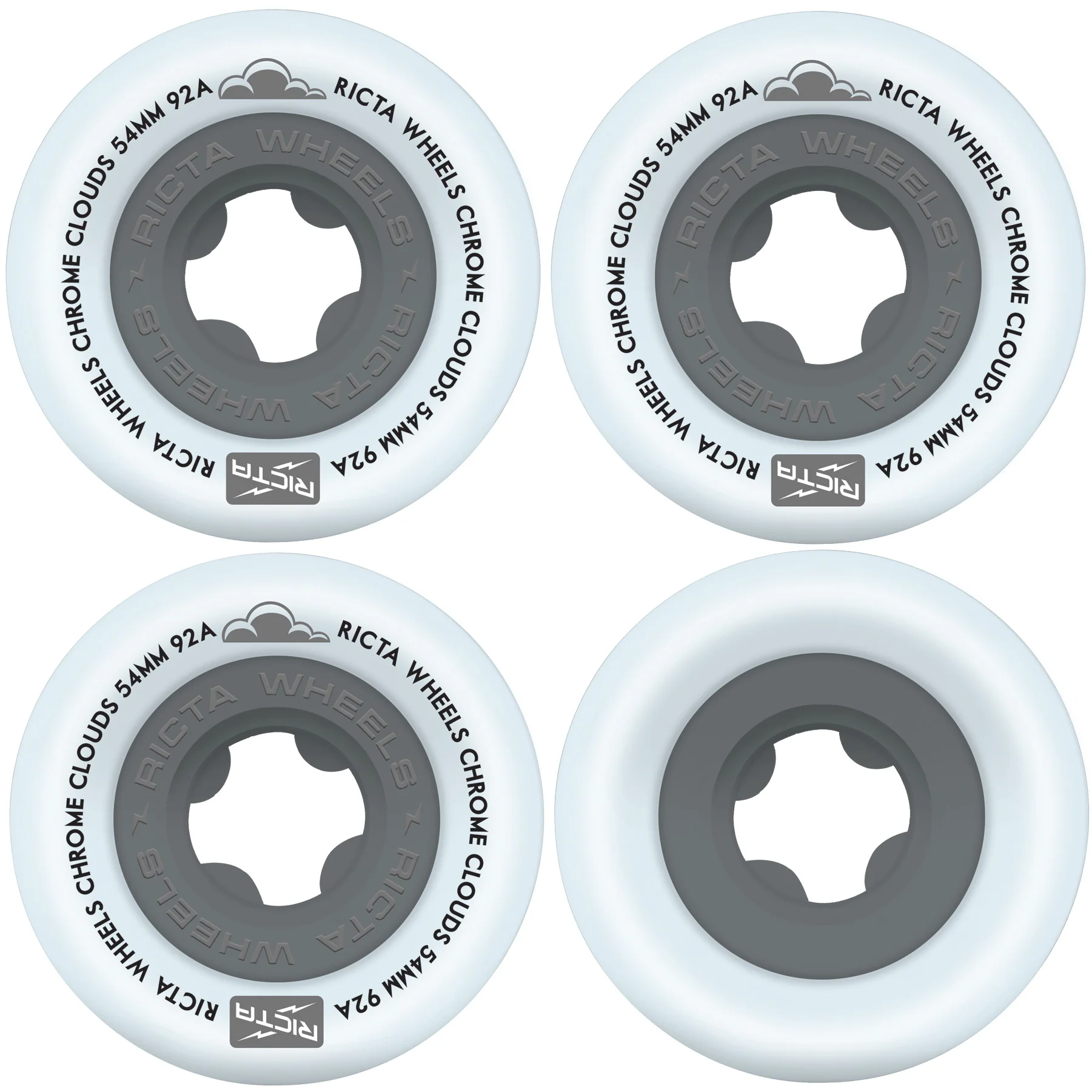 Ricta Clouds Truck Package 5.25 / 54mm 92A Chrome - Image 3