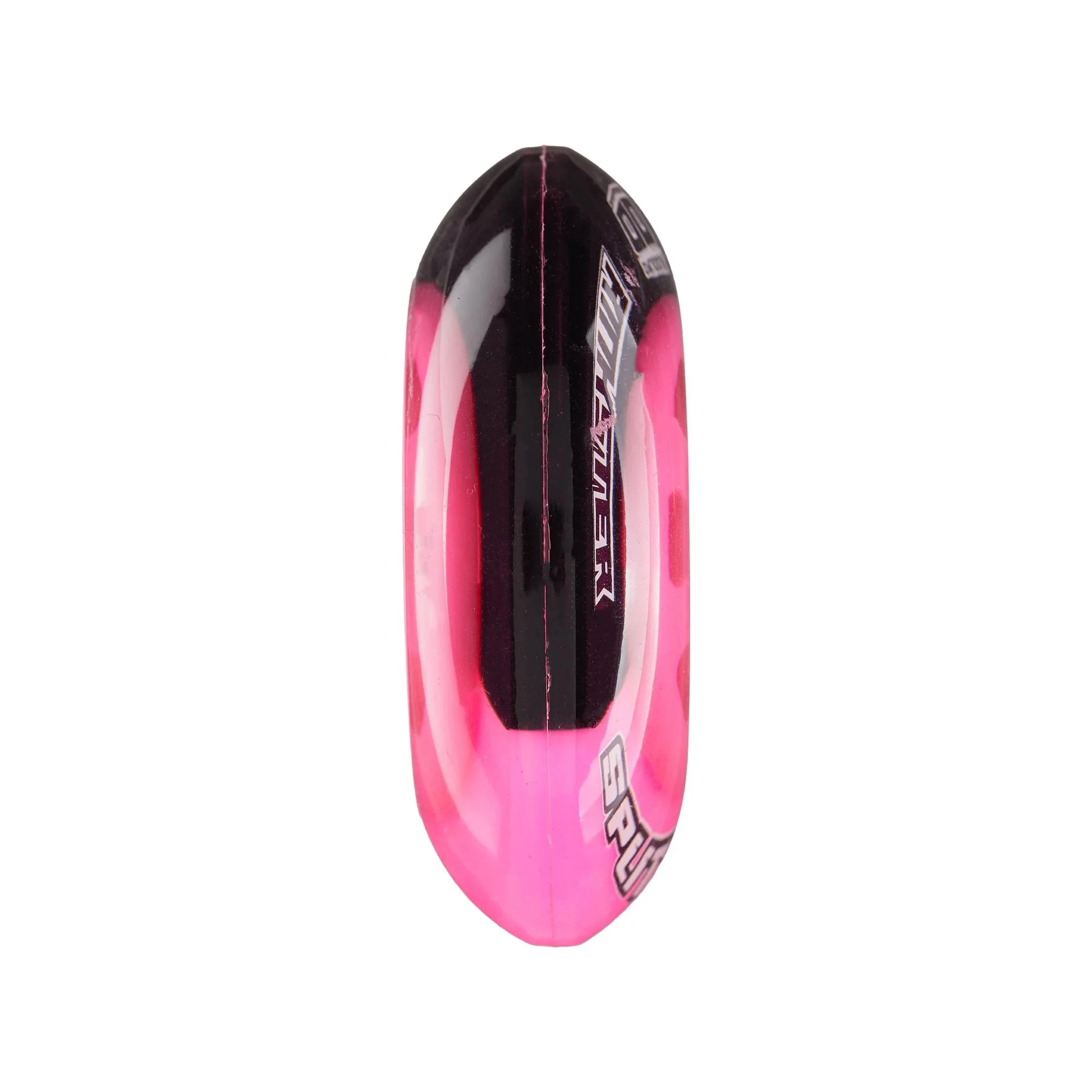 Rink Rat Roller Hockey Wheels Rinkster Split 76mm XXX Grip Black/Pink 8-Pack - Image 3