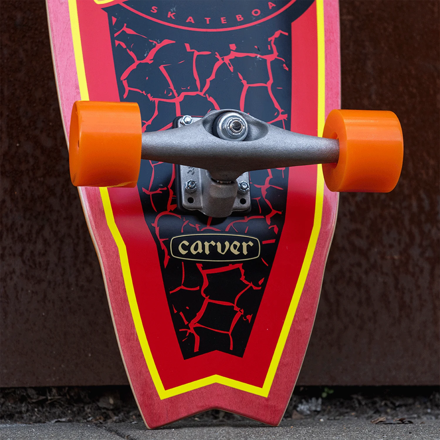 Santa Cruz Flame Dot Shark Surf Skate 9.85" x 31.52" - Image 3