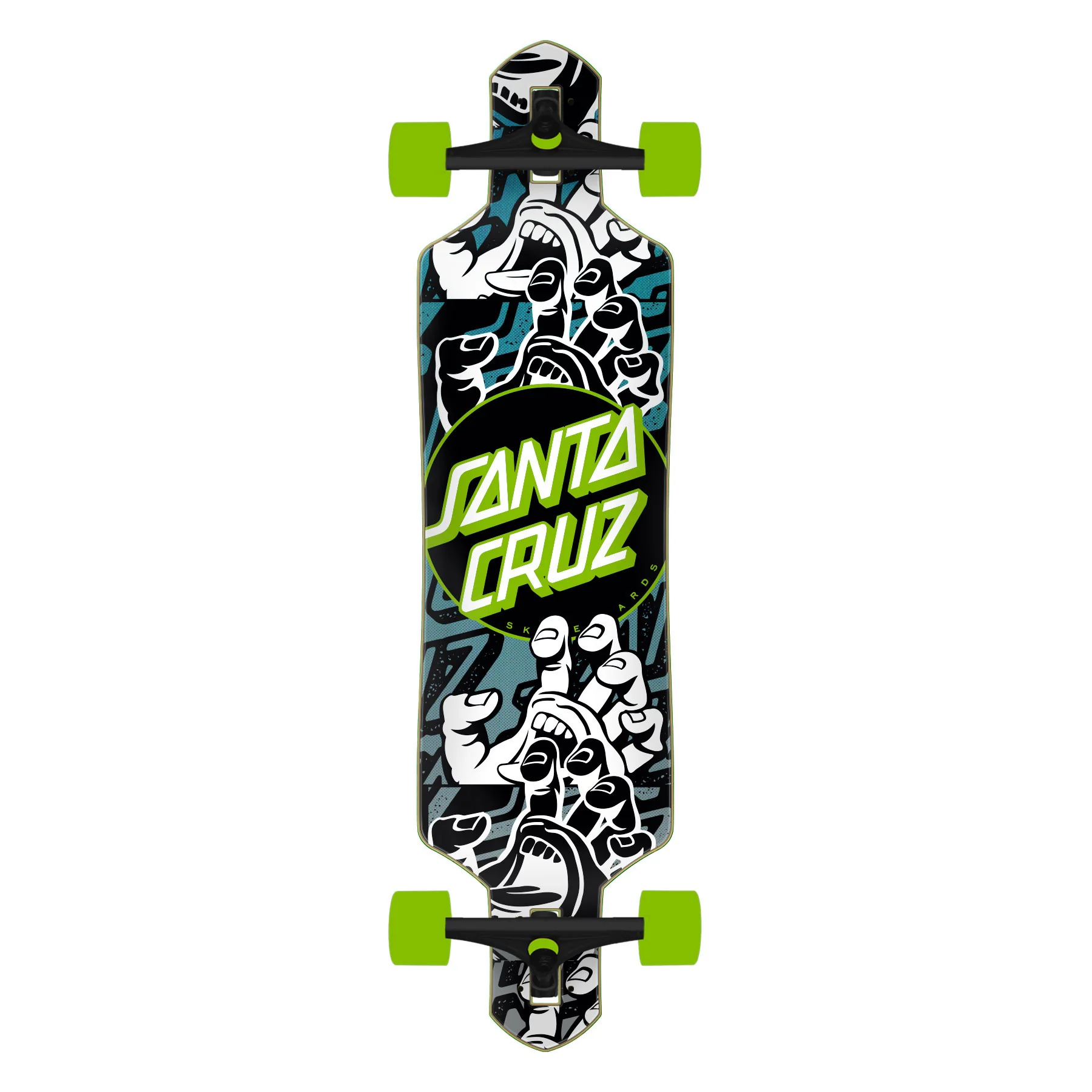 Santa Cruz Longboard Complete Handled Dot Drop Thru 9.0" x 36" - Image 2