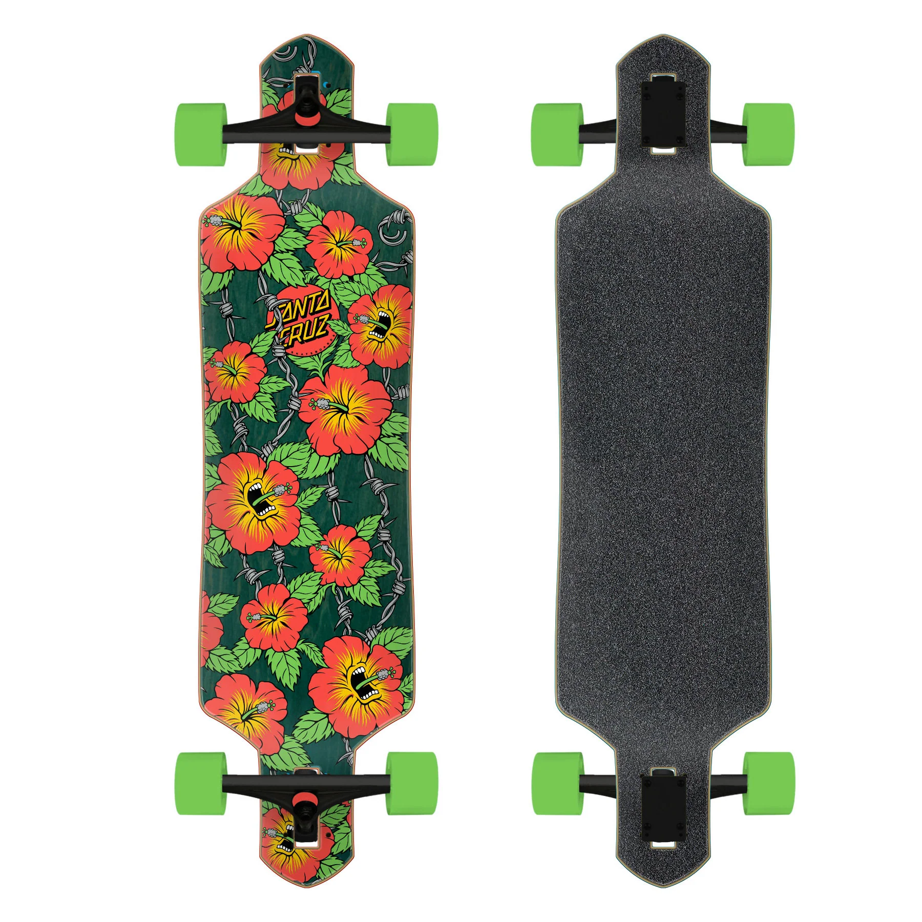 Santa Cruz Longboard Complete Screaming Hibiscus Drop Through 9.0" x 36"