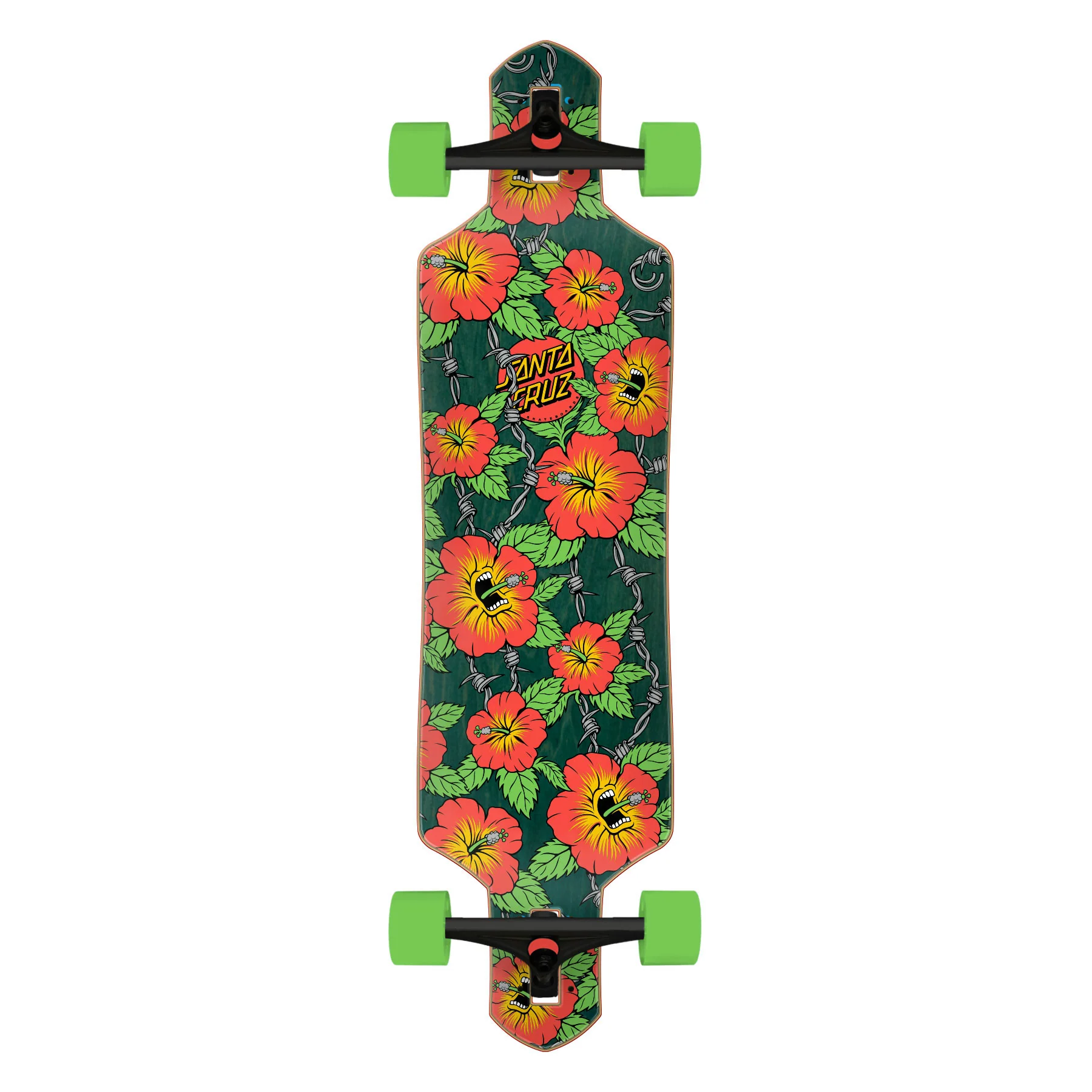 Santa Cruz Longboard Complete Screaming Hibiscus Drop Through 9.0" x 36" - Image 2