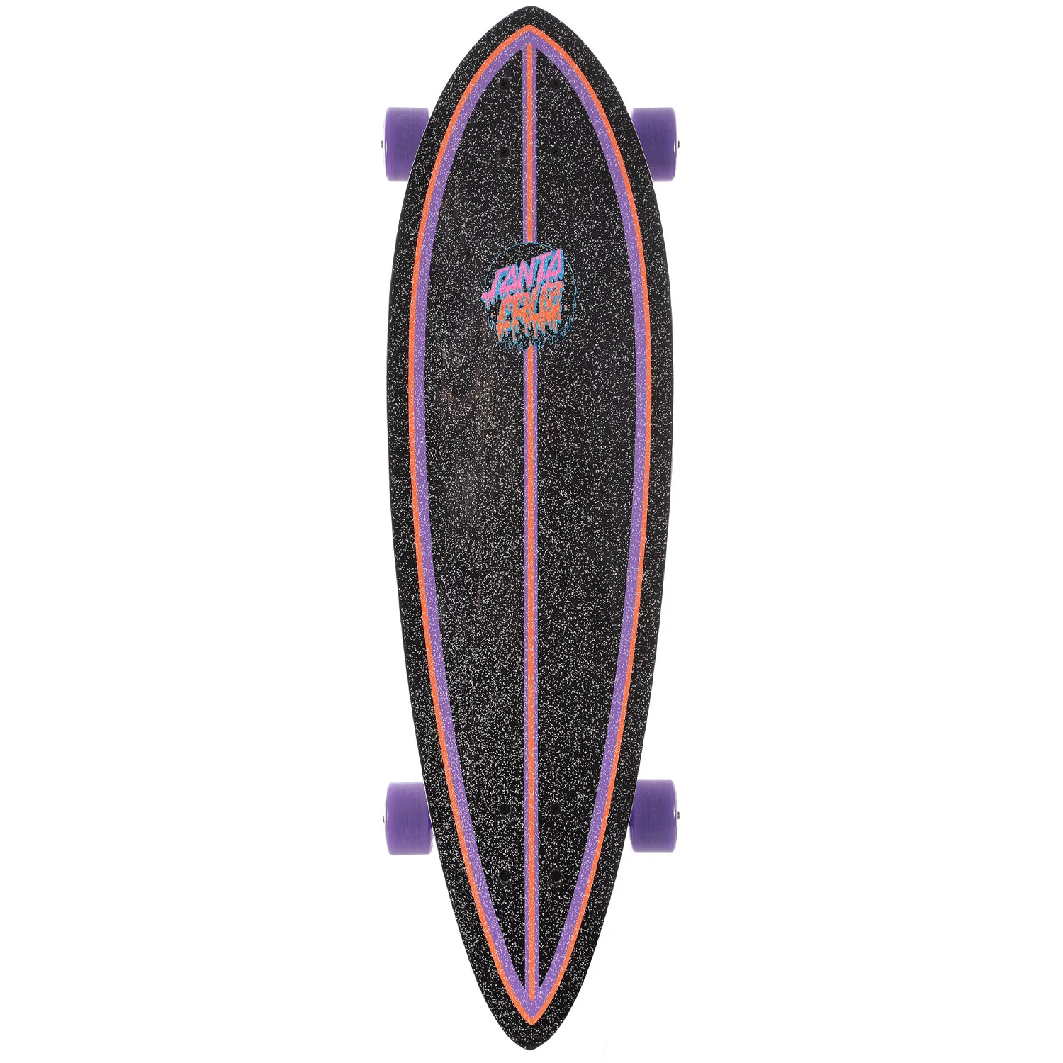 Santa Cruz Longboard Rad Dot Pintail Red 9.2" x 33" - Image 2
