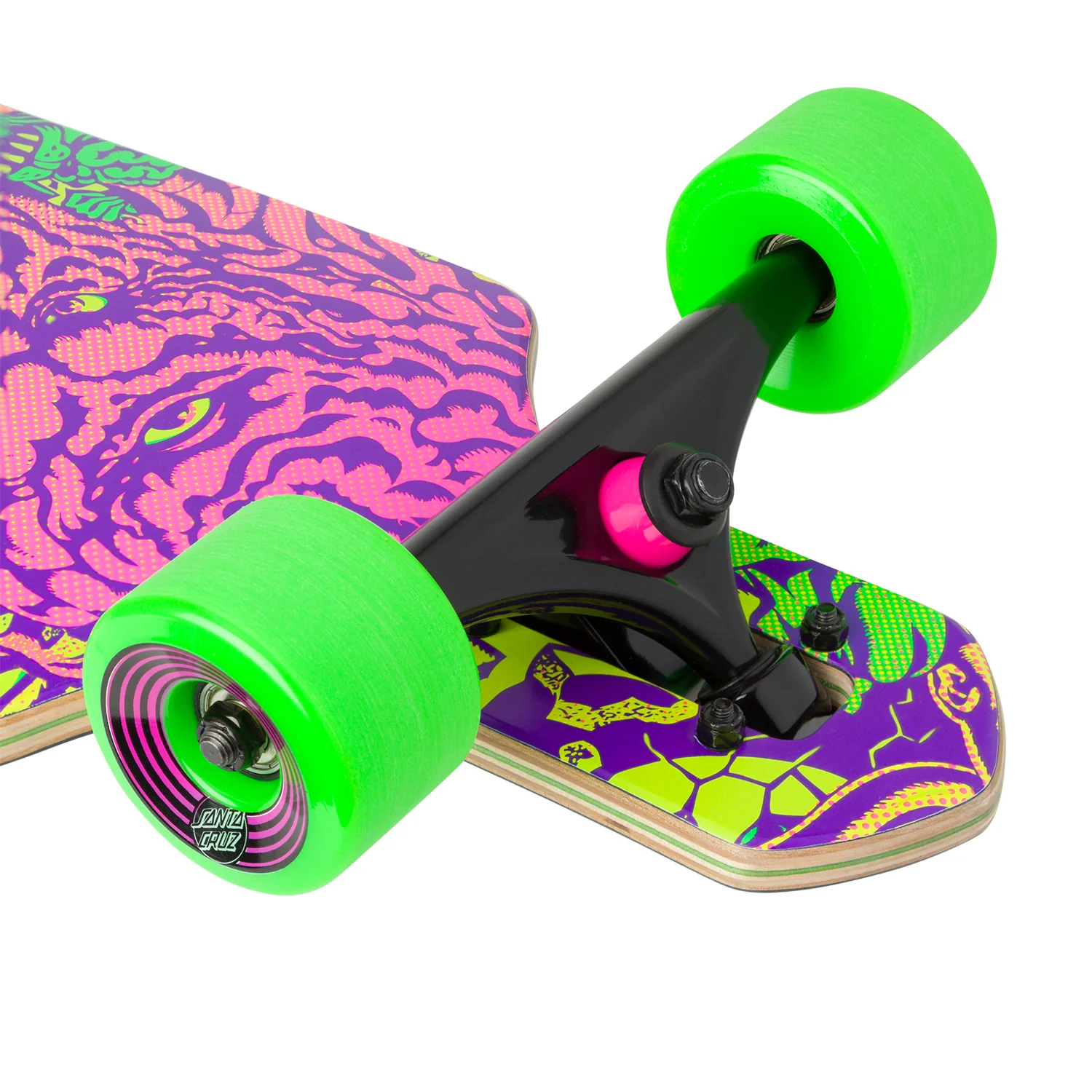 Santa Cruz Longboard Rob Roskopp 5 Drop Through 9" x 36" Cruiser Skateboard - Image 3