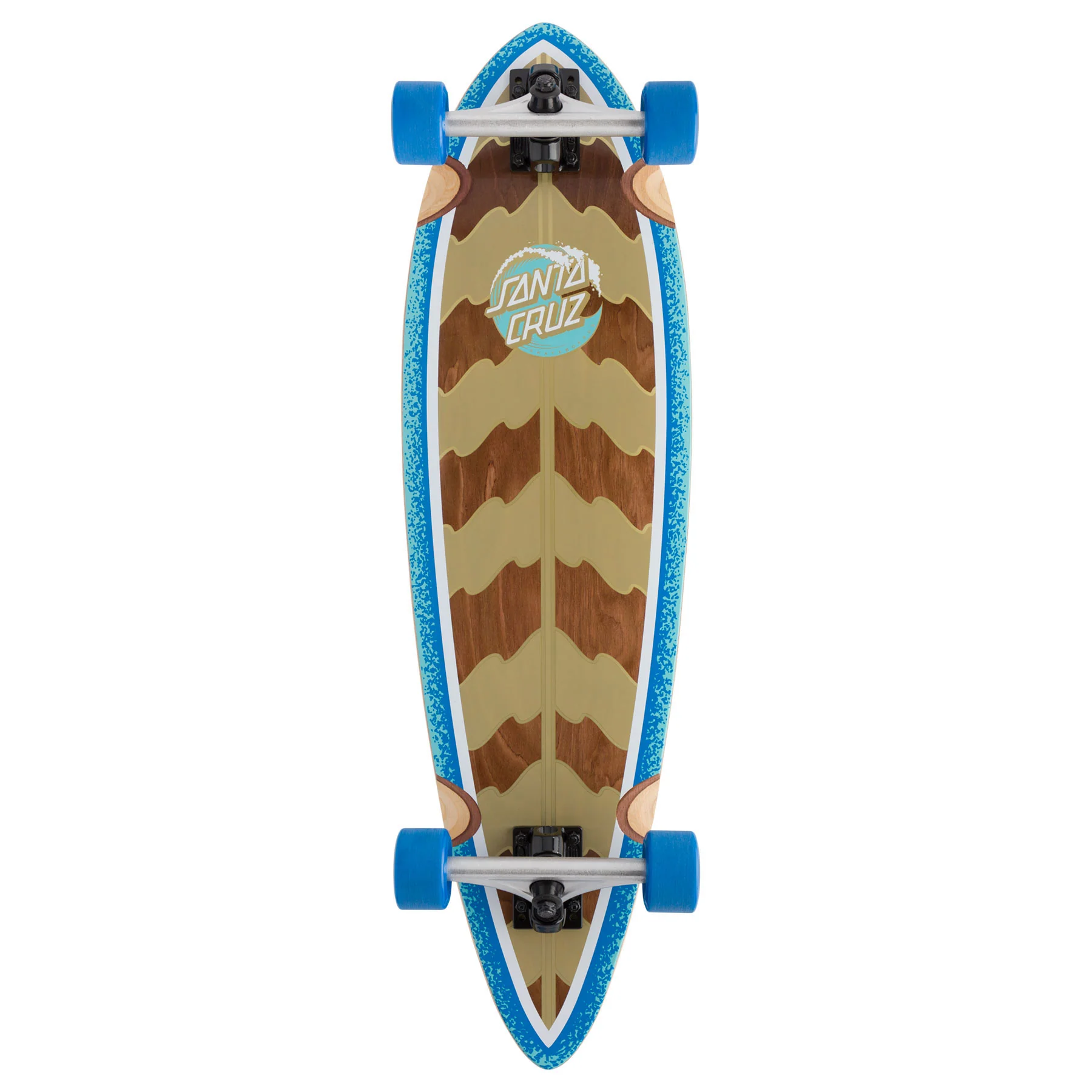 Santa Cruz Longboard Stipple Wave Dot Pintail 9.20" x 33"