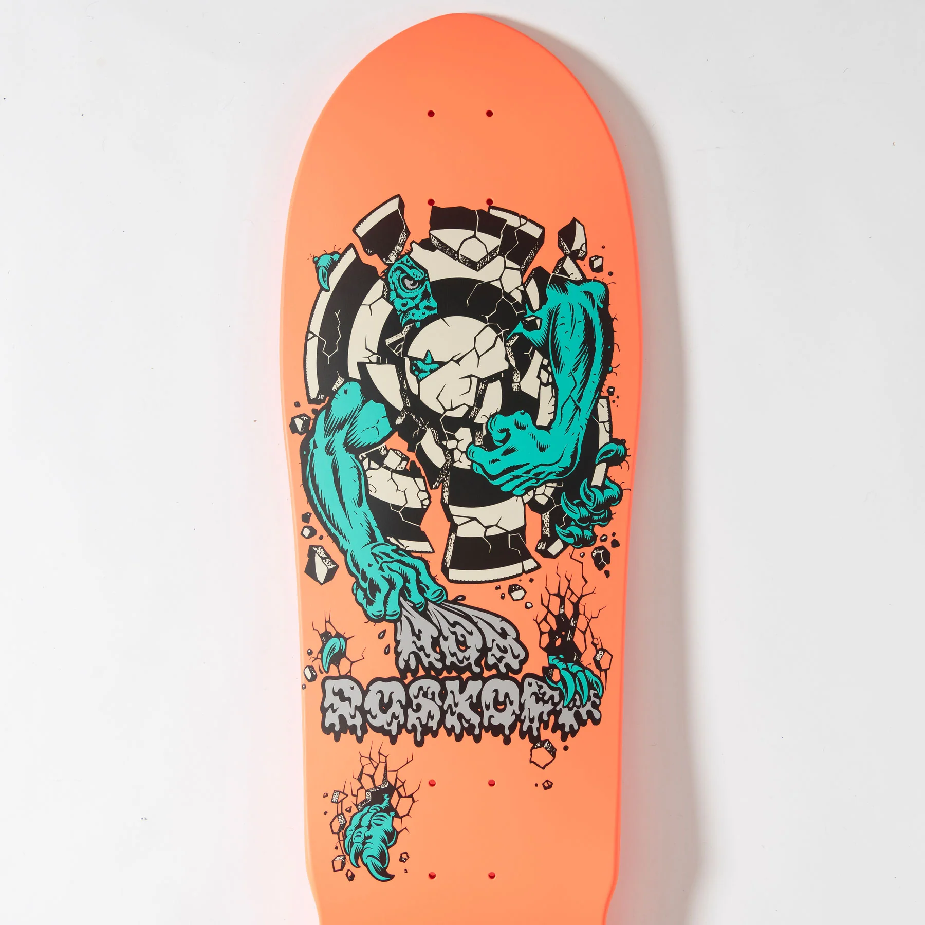 Santa Cruz Premium Skateboard Old School Roskopp Three Re-Issue with Indy Trucks - Image 2