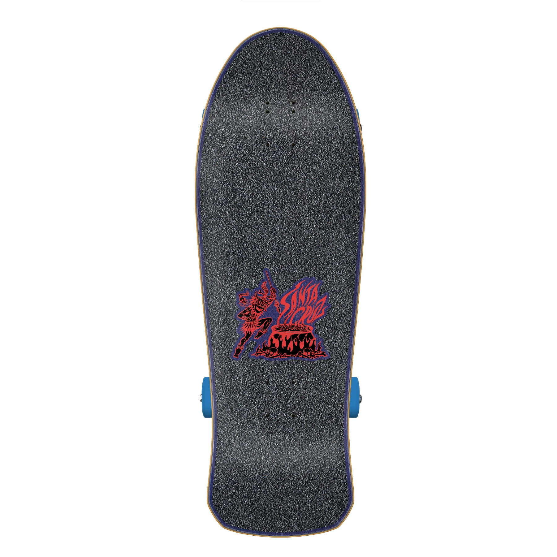 Santa Cruz Skateboard Complete Salba Tiger 10.3" x 31.1" Old School Cruiser - Image 2