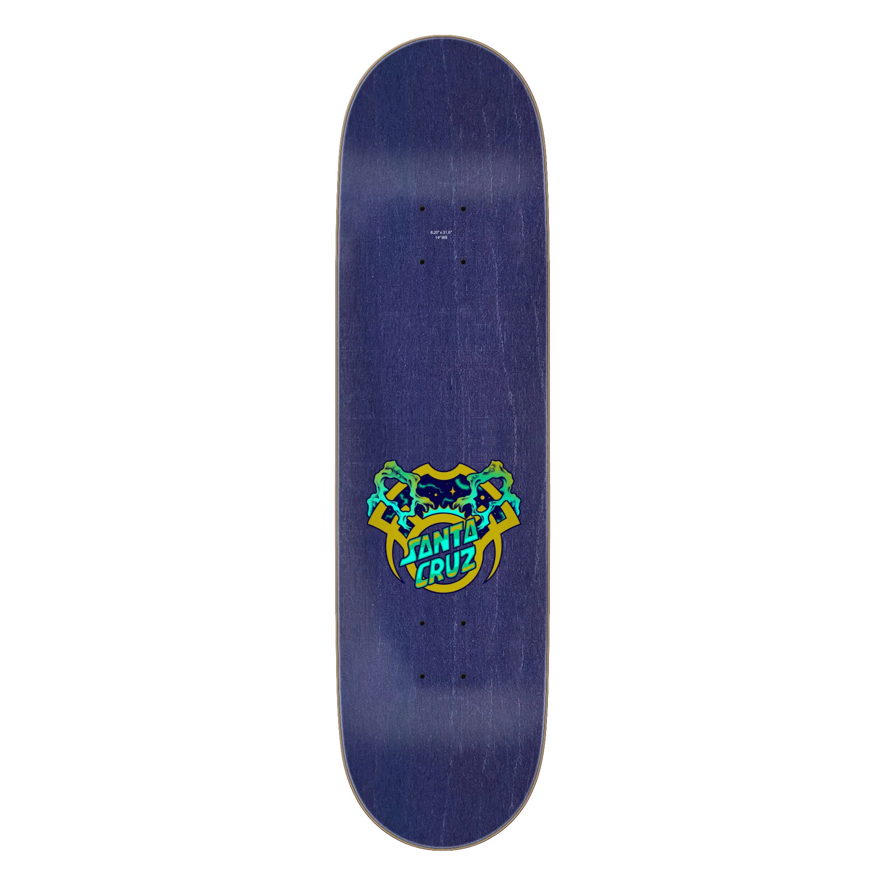 Santa Cruz Skateboard Deck Asta Space Cat Twin 8.2" x 31.6" - Image 2