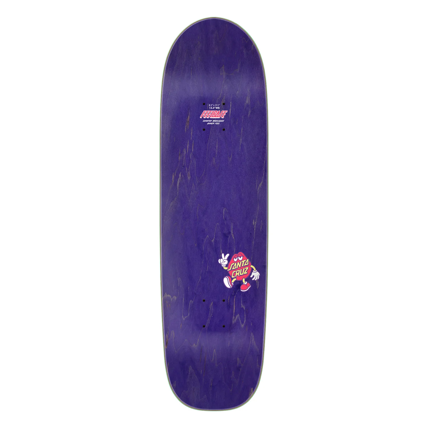 Santa Cruz Skateboard Deck Dot Dudes FeelBase 8.5" x 31.1" - Image 2
