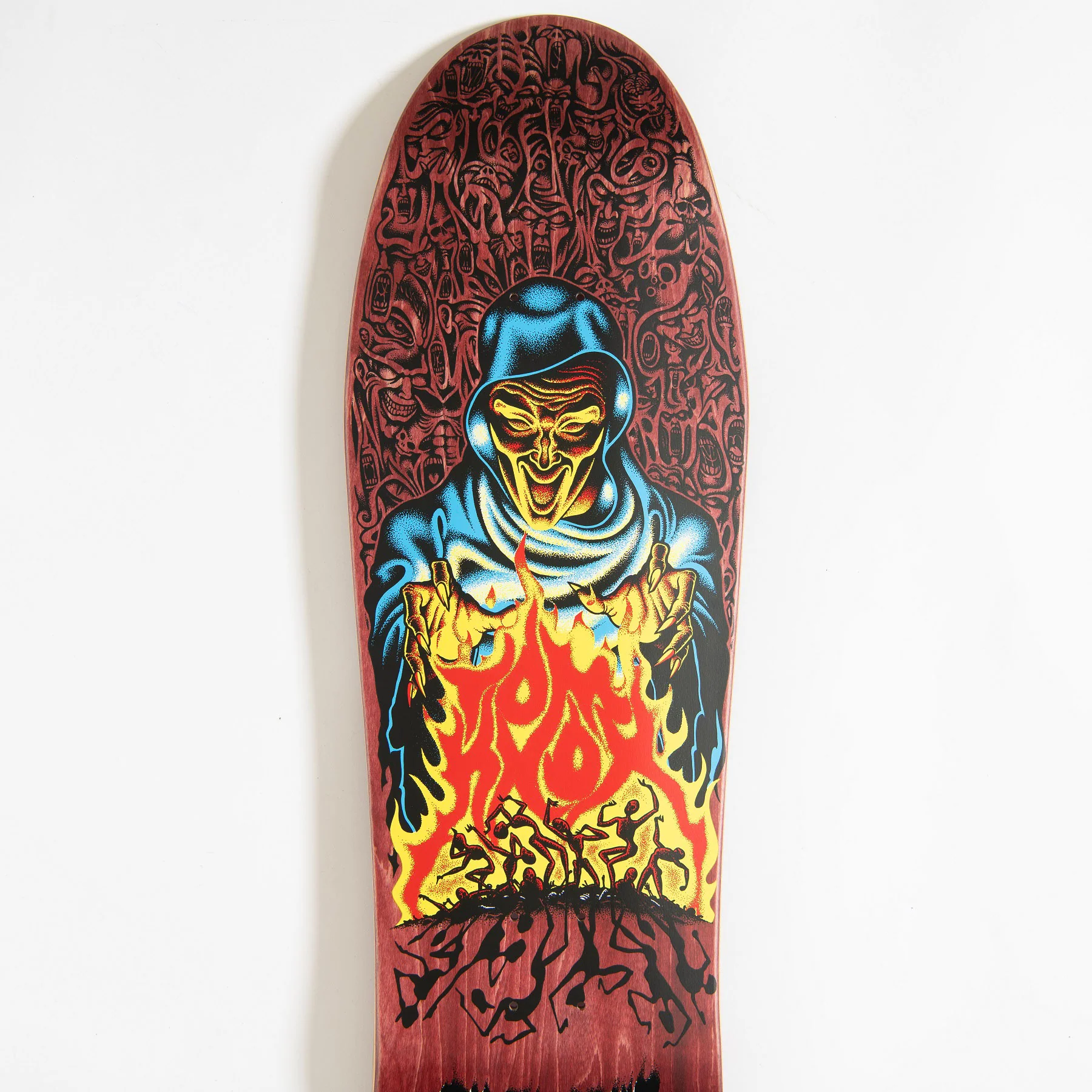 Santa Cruz Skateboard Deck Knox Firepit Reissue 10.07" x 31.275" Old School - Image 3