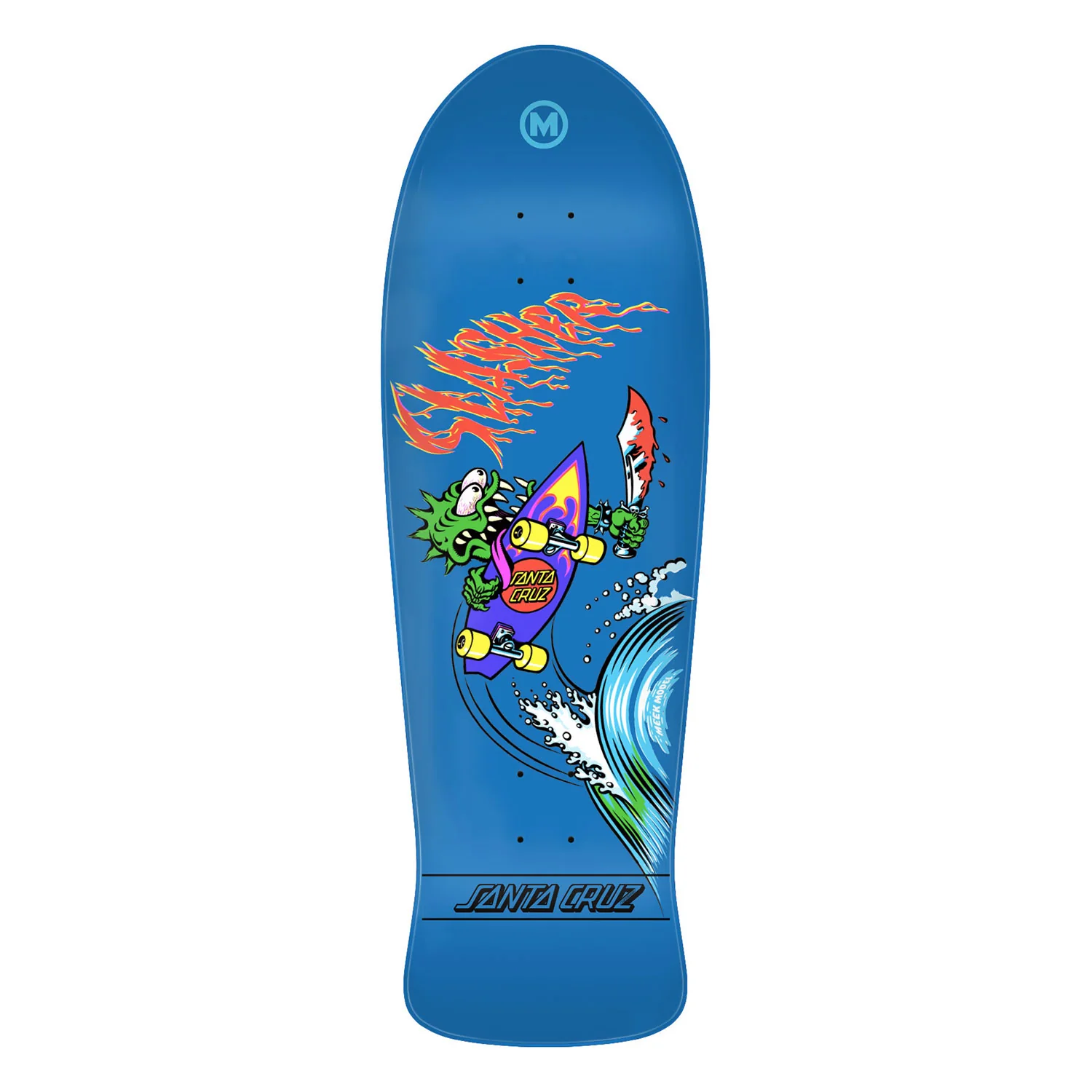 Santa Cruz Skateboard Deck Meek OG Slasher Reissue 10.1" x 31.13"