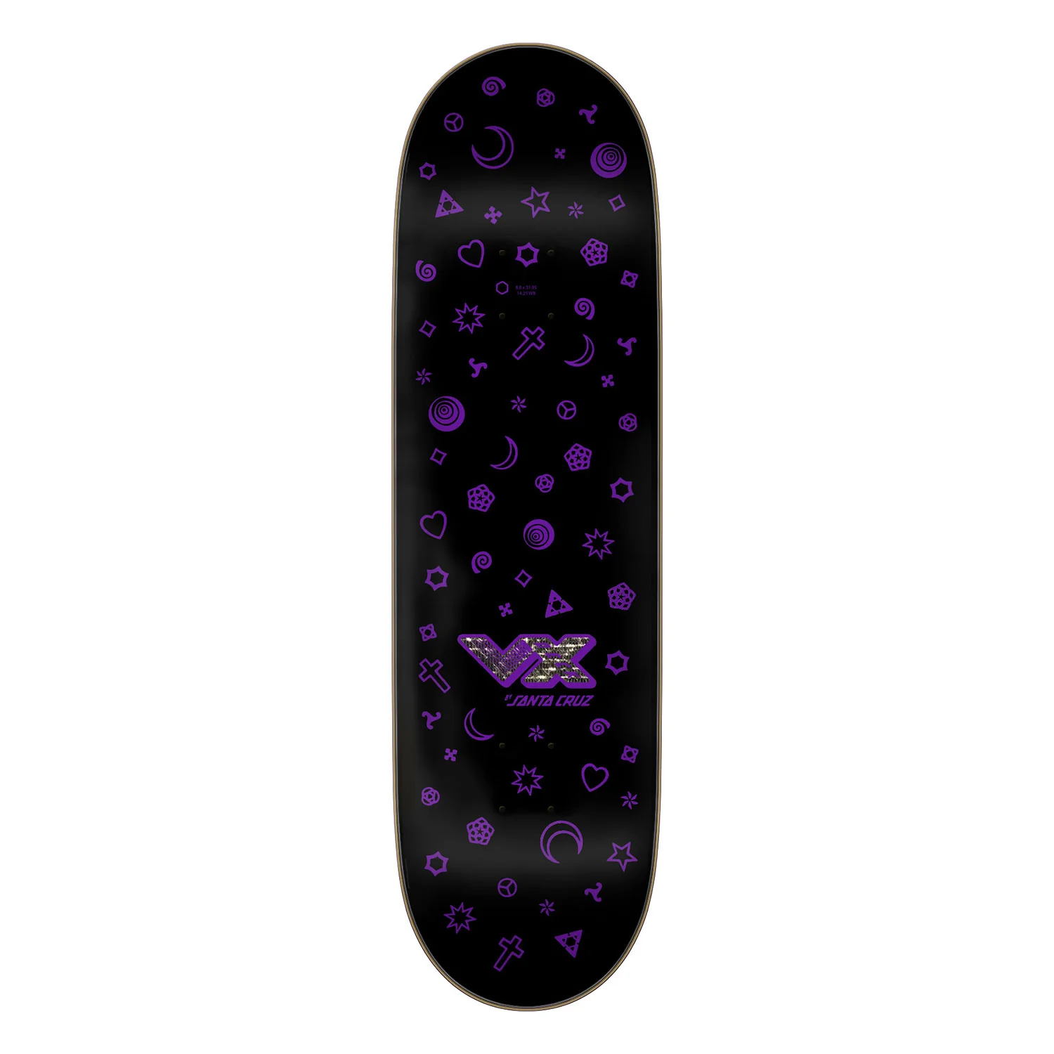 Santa Cruz Skateboard Deck Salba Resurrection VX 8.80" x 31.95" - Image 2