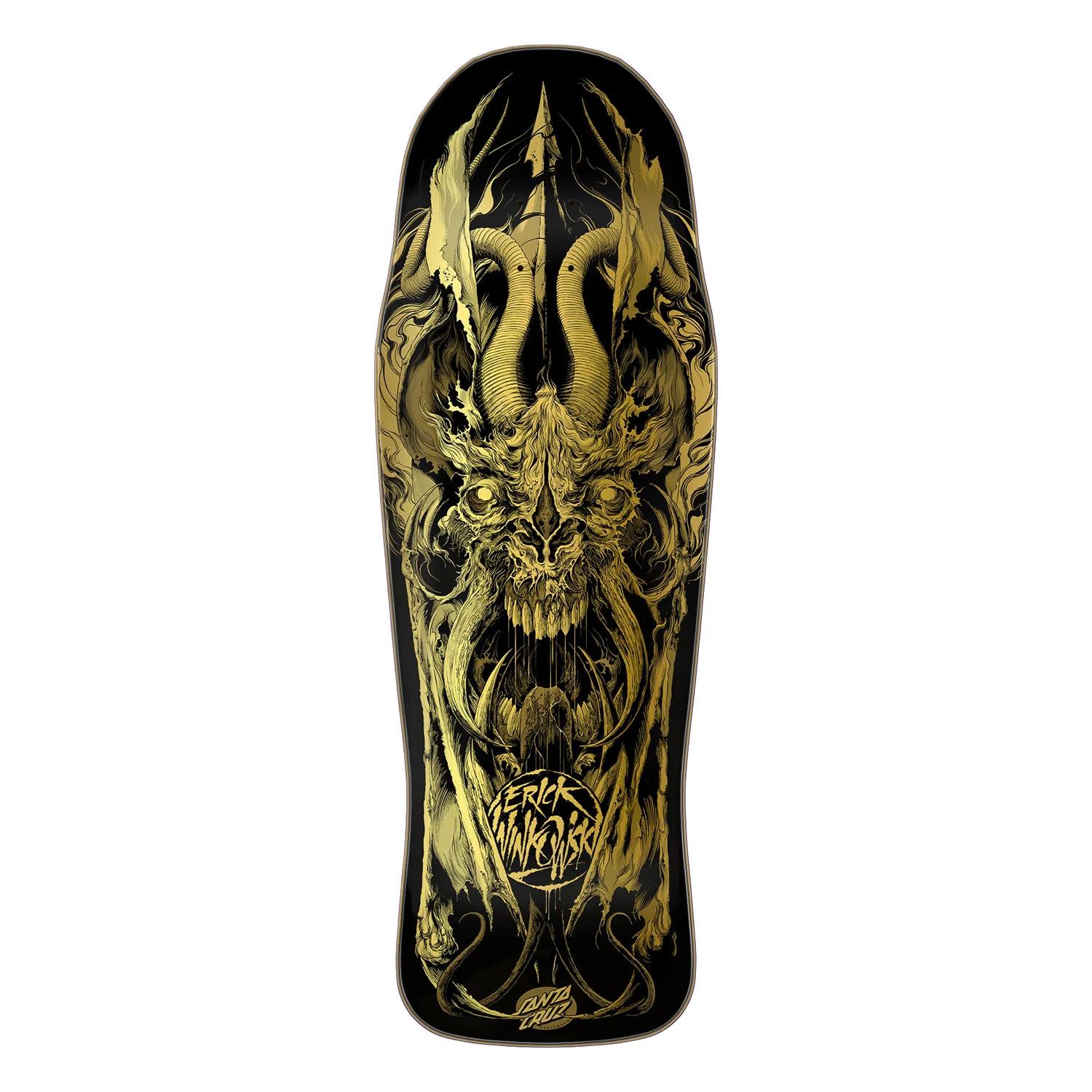 Santa Cruz Skateboard Deck Winkowski Primeval Gold 10.34" x 30.54"