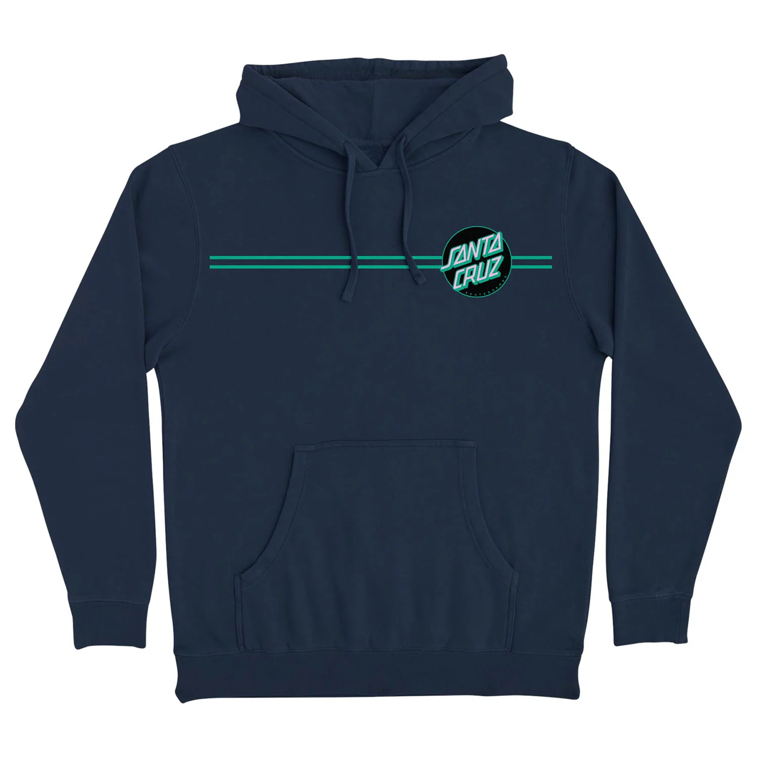Santa Cruz Skateboard Sweatshirts Other Dot Pullover Slate Blue/Black/Teal - Image 2