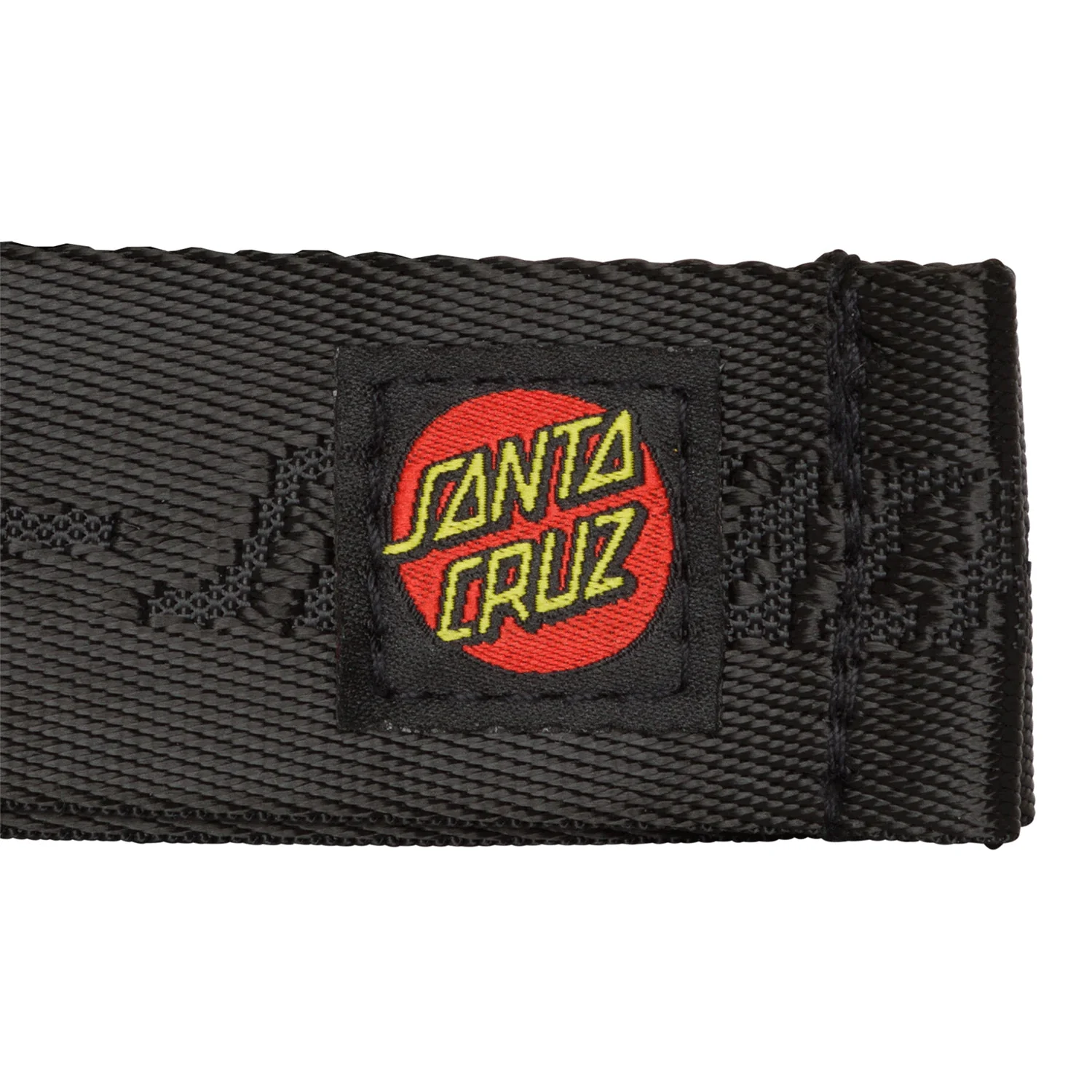 Santa Cruz Skateboards Belt Classic Street Strip Web Black - Image 2