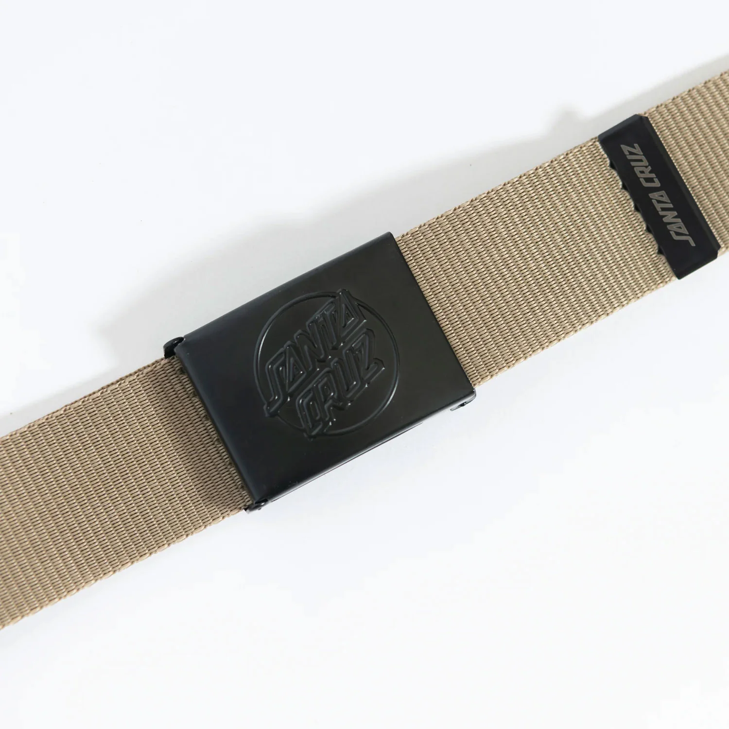 Santa Cruz Skateboards Belt Opus Dot Web Coyote Brown - Image 2