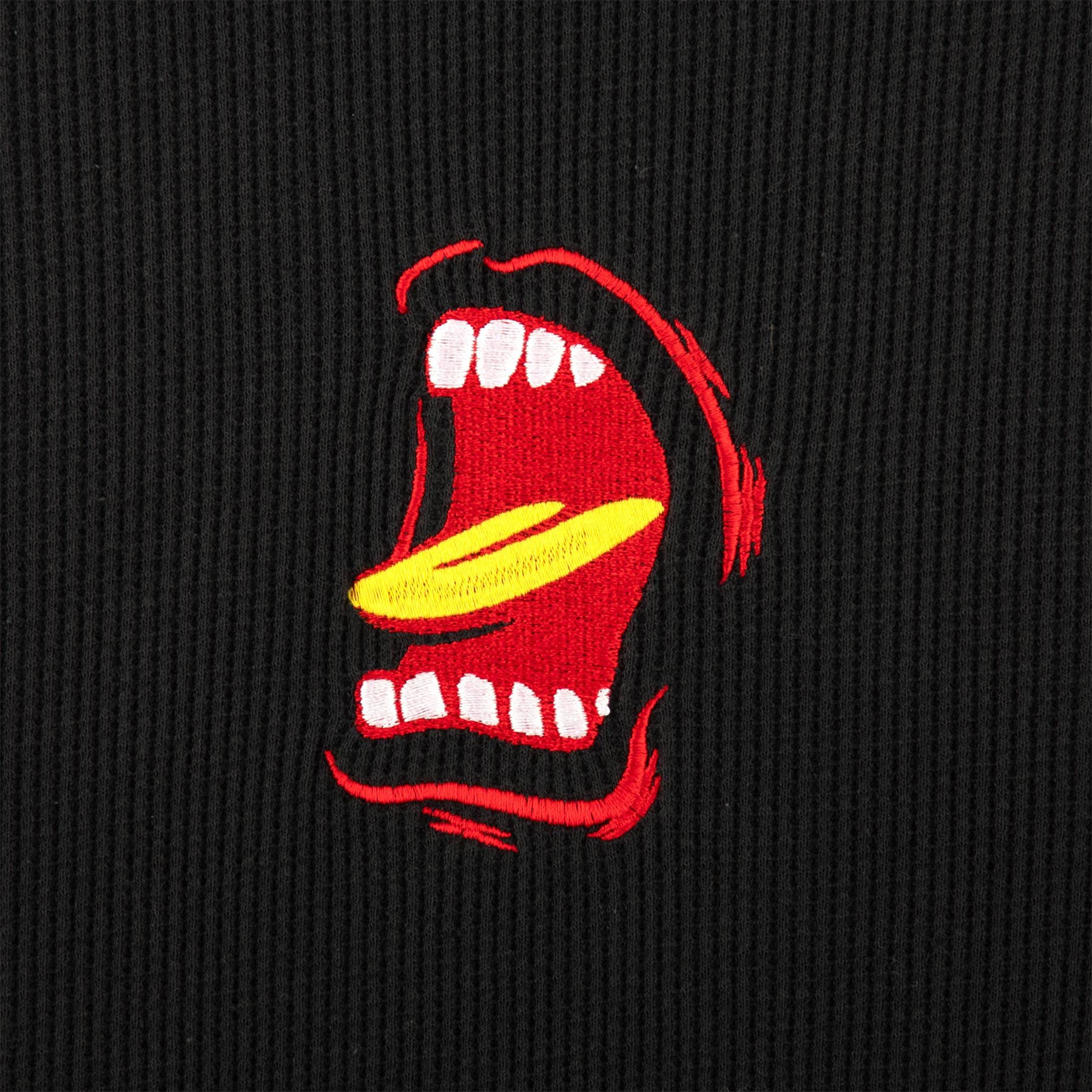 Santa Cruz Skateboards Longsleeve Screaming Thermal Black - Image 3