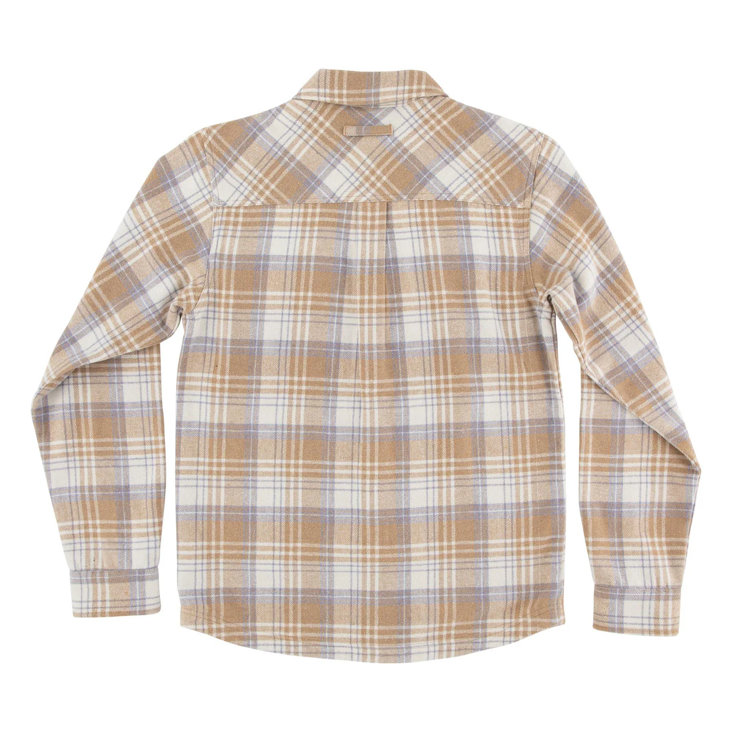 Santa Cruz Skateboards Longsleeve Shirt Classic Flannel Sand Plaid - Image 2