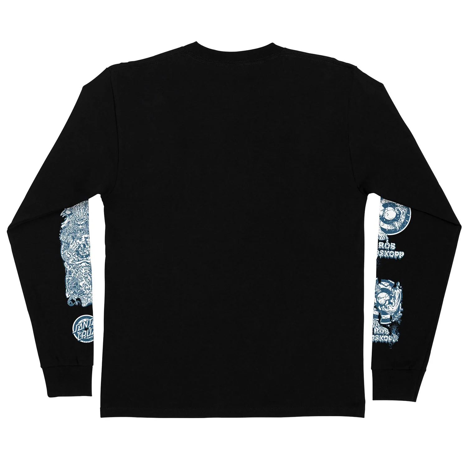 Santa Cruz Skateboards Longsleeve Shirt Rob Roskopp Evolution Black/Blue - Image 2
