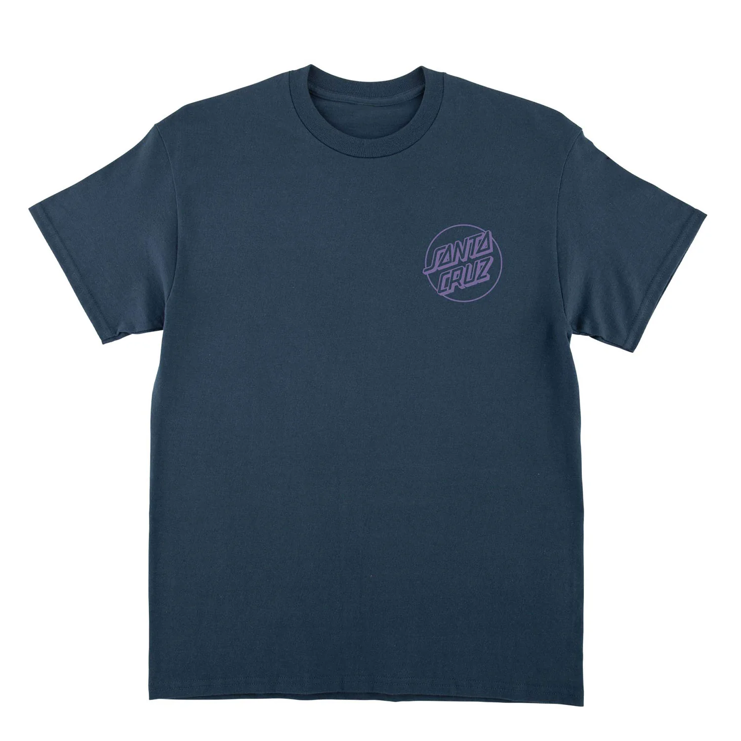 Santa Cruz Skateboards Shirt Opus Dot Blue Dusk/Dark Purple - Image 2