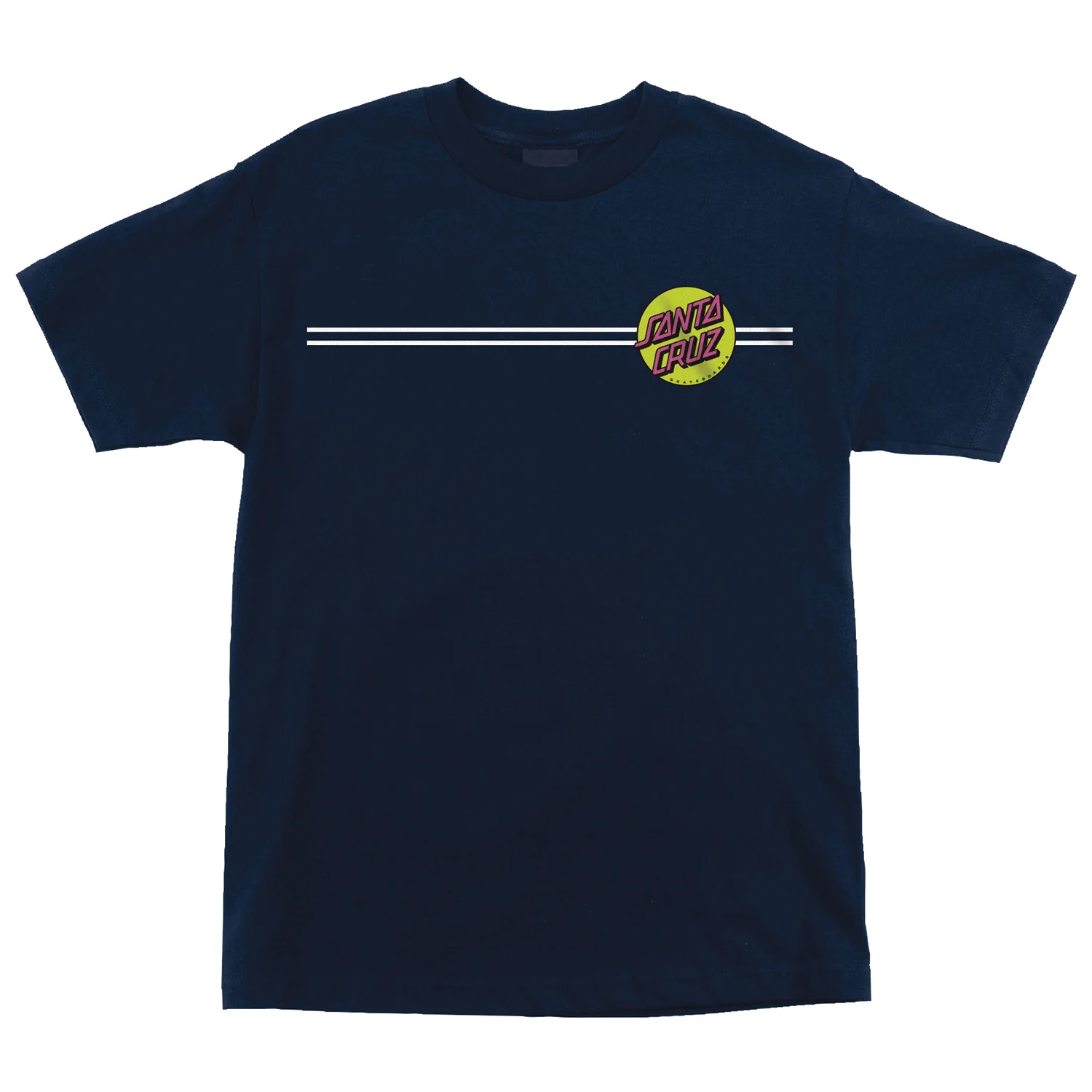 Santa Cruz Skateboards Shirt Other Dot New Navy/Hazard - Image 2