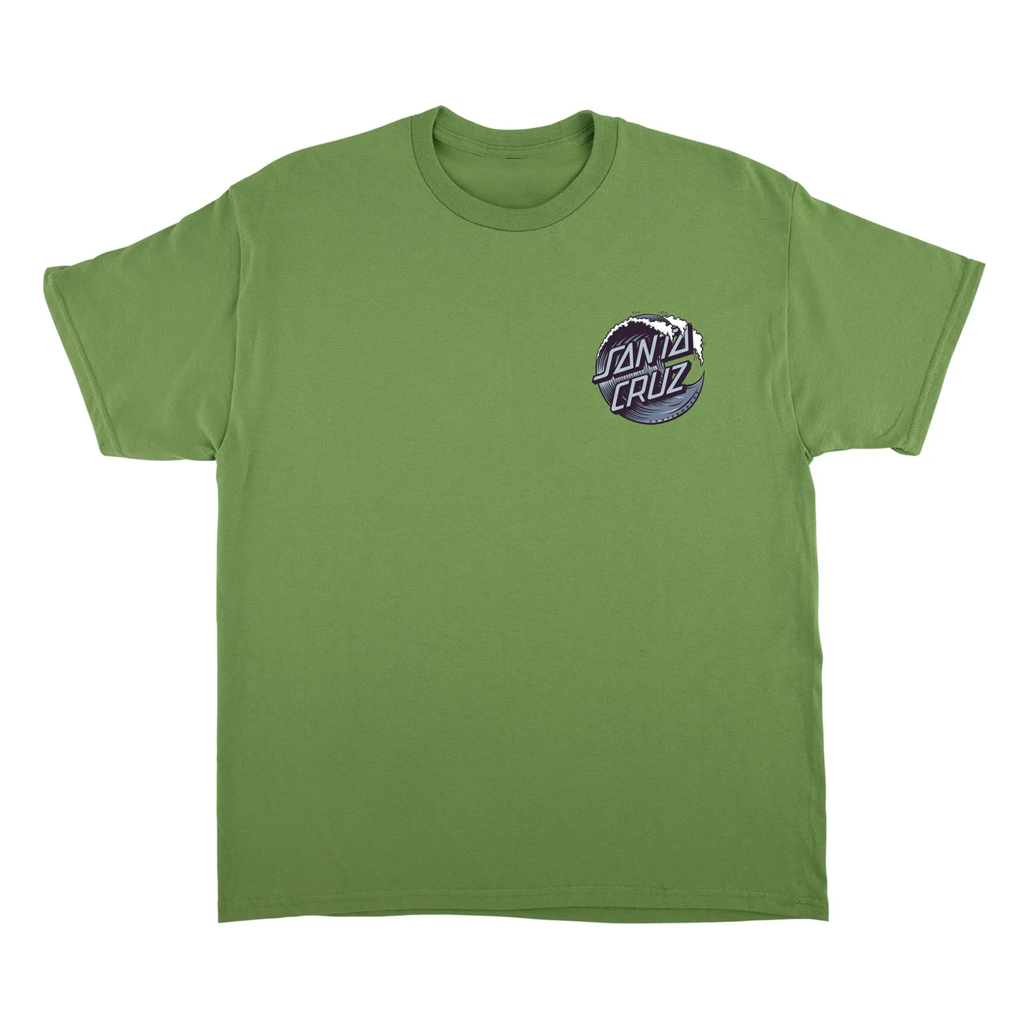 Santa Cruz Skateboards Shirt Wave Dot Kiwi Chilled - Image 2