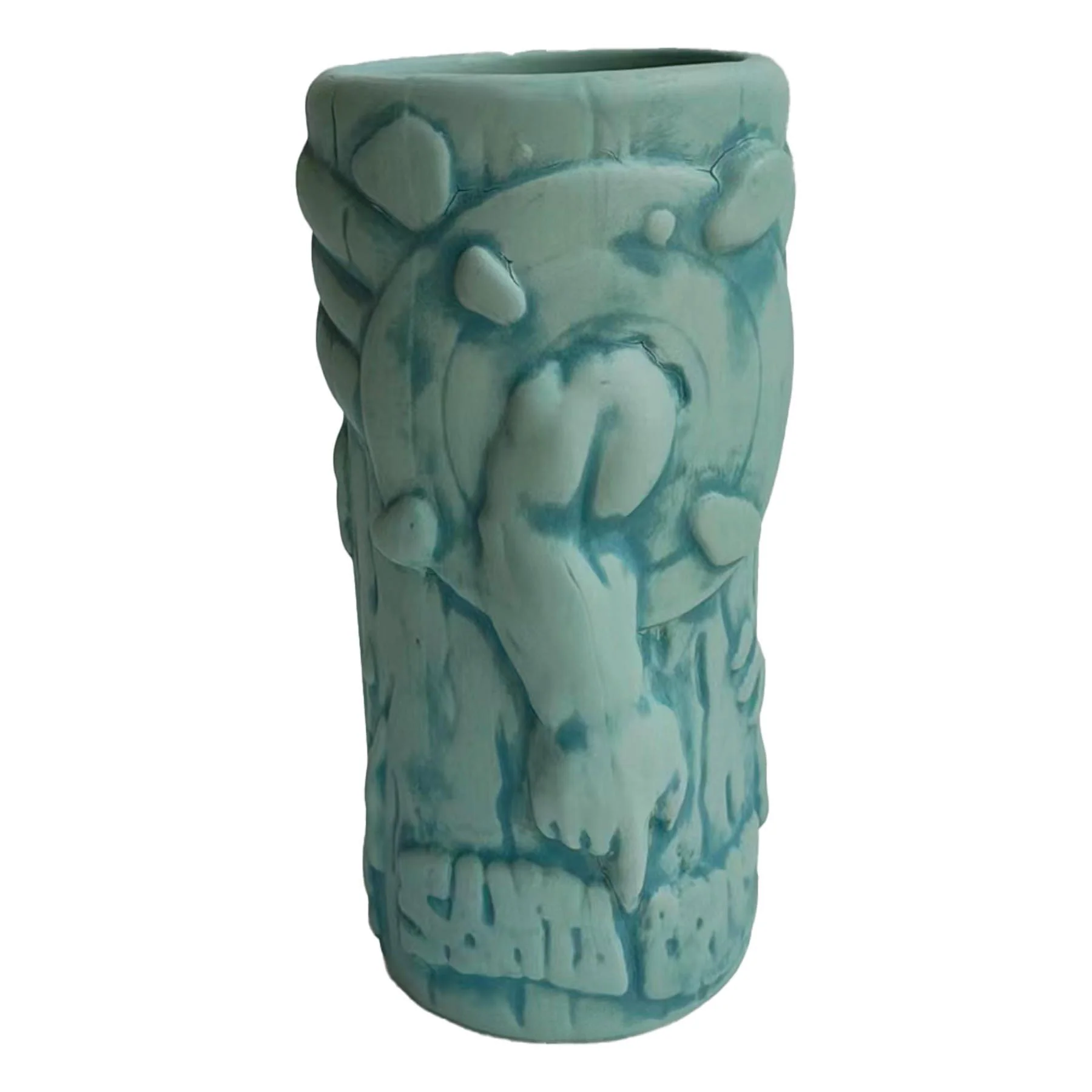 Santa Cruz Tiki Mug Rob Roskopp Blue Patina - Image 2