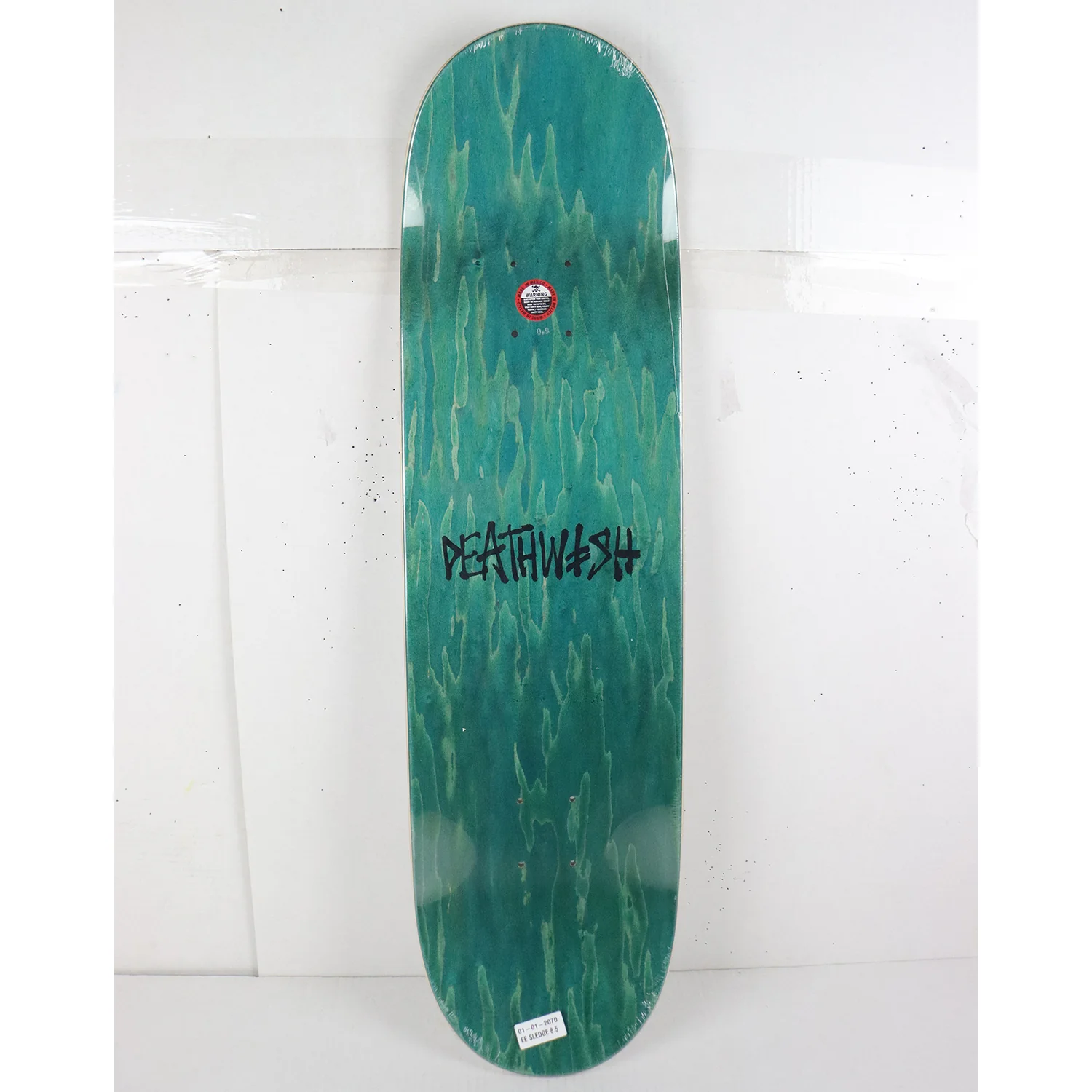 Scratched Deathwish Skateboard Deck Erik Ellington Sledge White 8.5" x 31.875" - Image 3