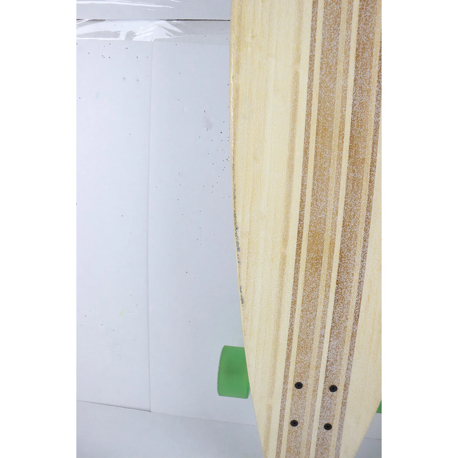Scratched Paradise Longboard Complete 9.75" x 41" Bamboo Inlay Stalks Concave Pintail Shape - Image 5