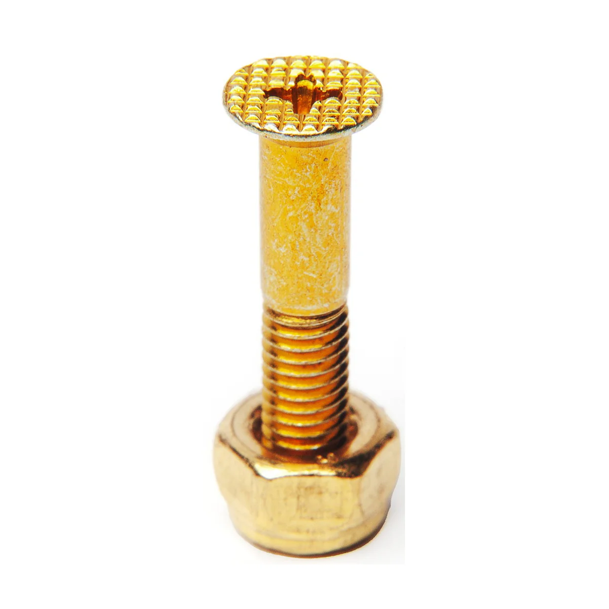 Screw City Skateboard Mounting Hardware 1" Phillips Gems - Amber - Image 2