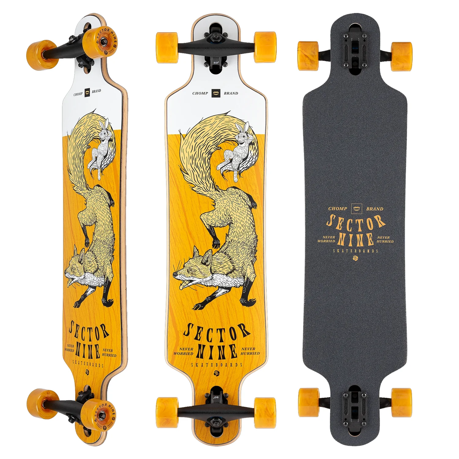 Sector 9 Longboard Complete Bintang Fox Drop Through 9.25" x 38"