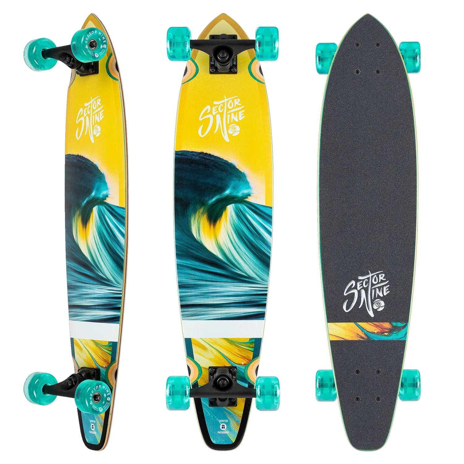 Sector 9 Longboard Complete Highline Shine Pintail 8.0" x 34.5"