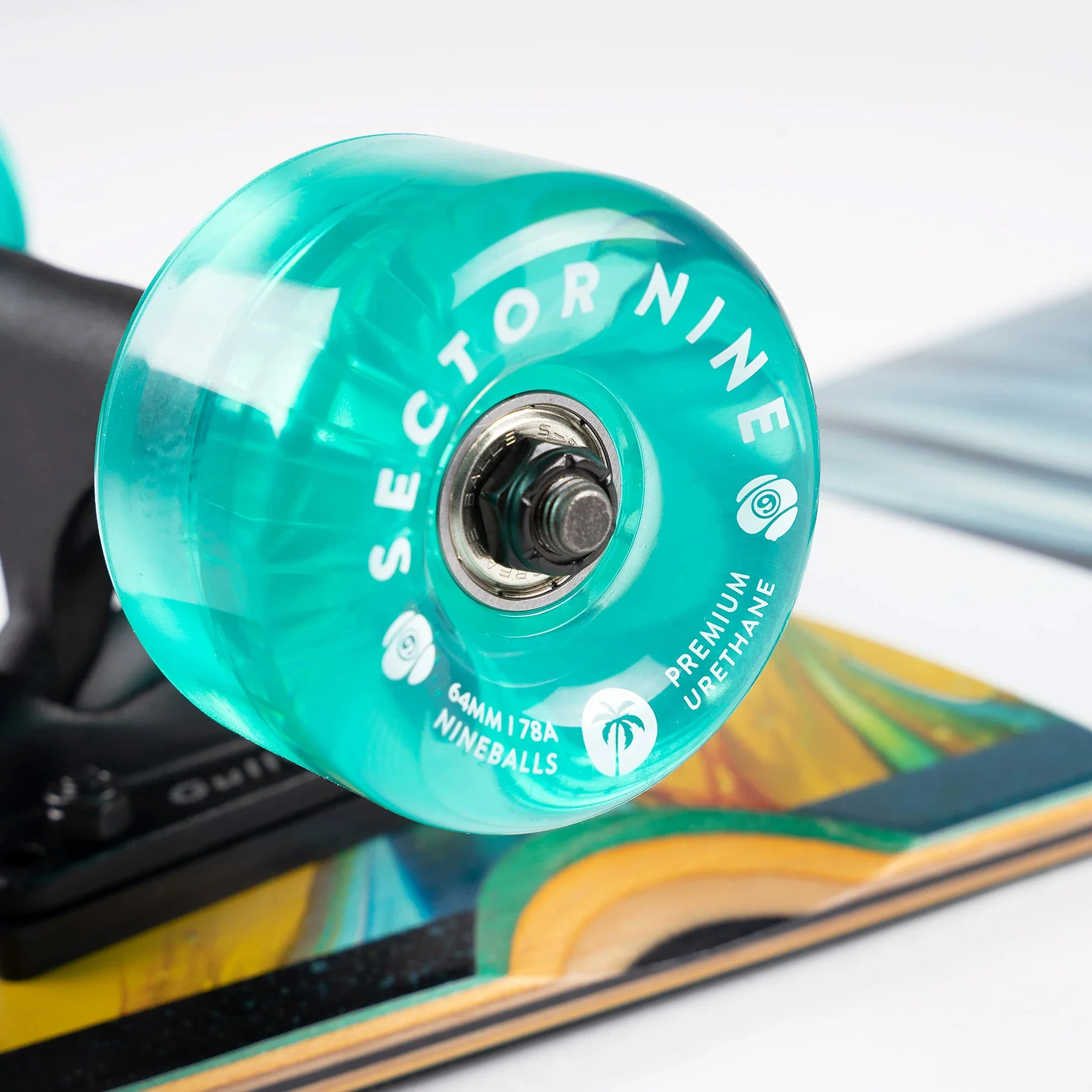 Sector 9 Longboard Complete Highline Shine Pintail 8.0" x 34.5" - Image 4