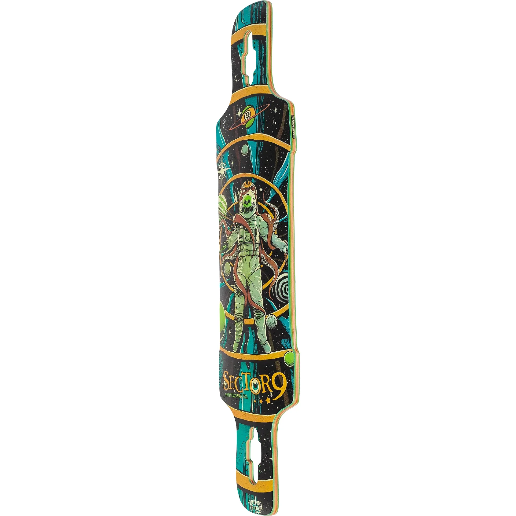 Sector 9 Longboard Deck Dropper Dread 9.625" x 41" Drop Through - Image 2