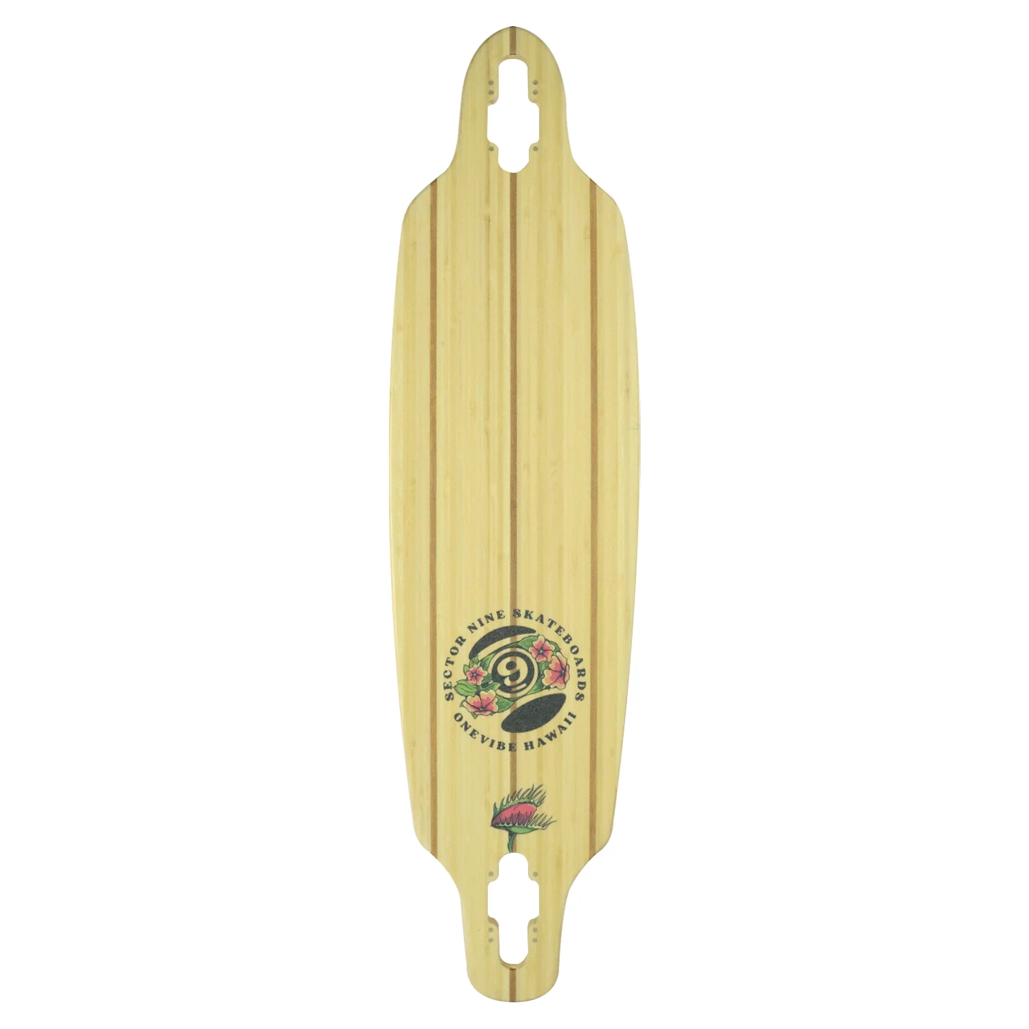 Sector 9 Longboard Fractal Flora 9.0" x 36" Drop Through with Complete Parts Package - Image 3