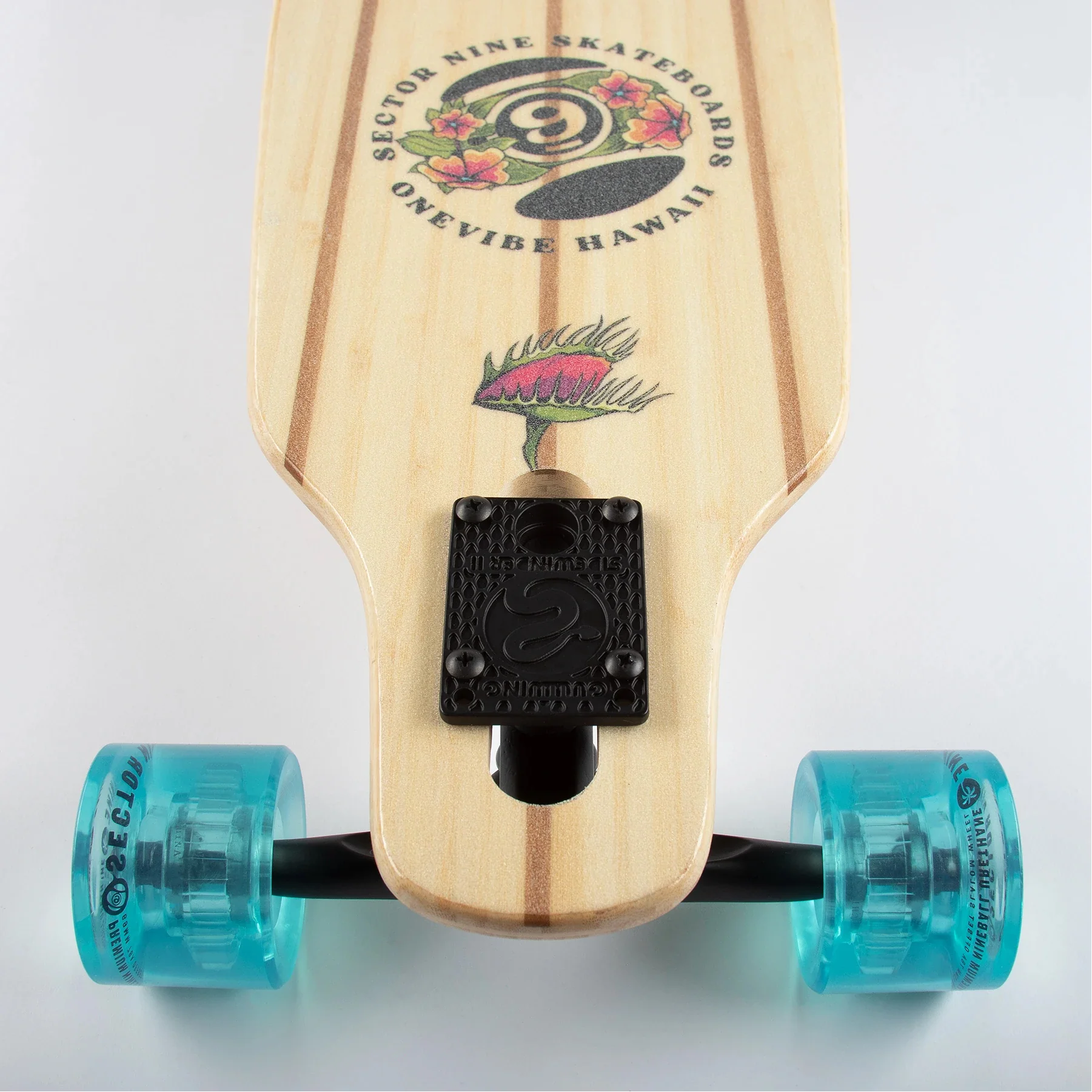 Sector 9 Longboard Fractal Flora Bamboo Drop Through 9" x 36" - Image 4